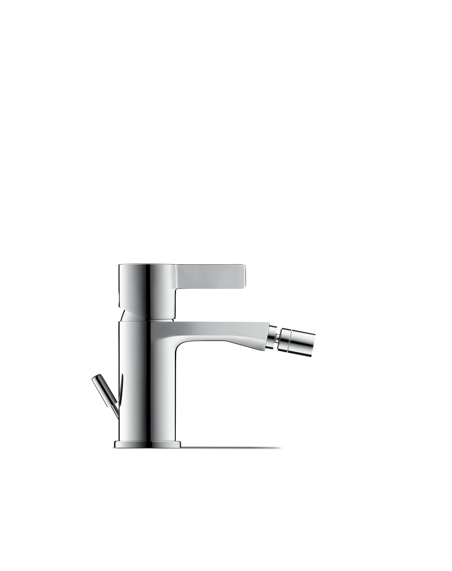 D-Neo Einhebel-Bidetmischer mit Zugstange, Ausladung 125mm D-Neo Einhebel-Bidetmischer mit Zugstange, Ausladung 125mm