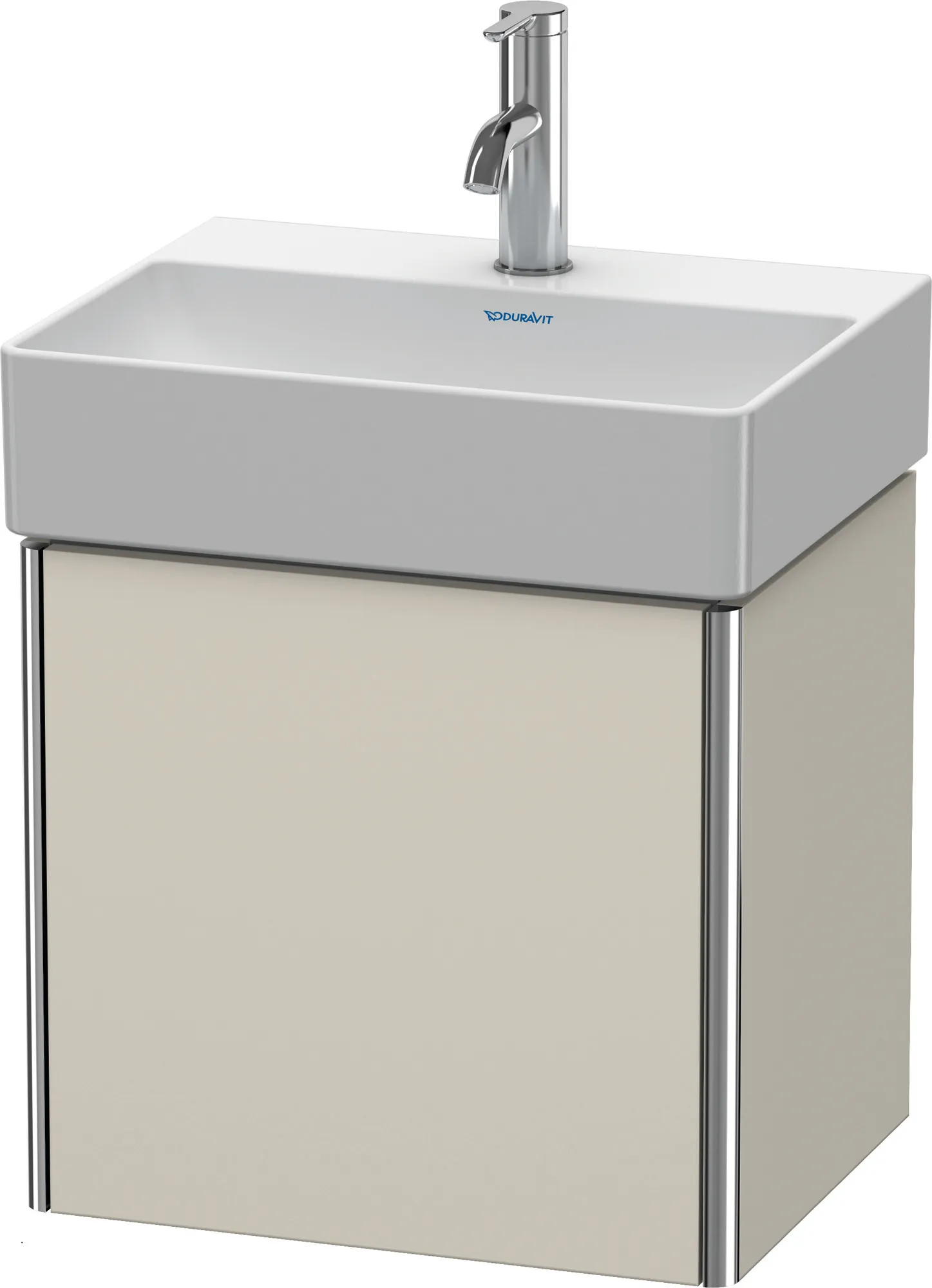 Duravit Waschtischunterschrank wandhängend „XSquare“ 43,4 × 39,7 × 34 cm Taupe Supermatt Duravit Waschtischunterschrank wandhängend „XSquare“ 43,4 × 39,7 × 34 cm Taupe Supermatt