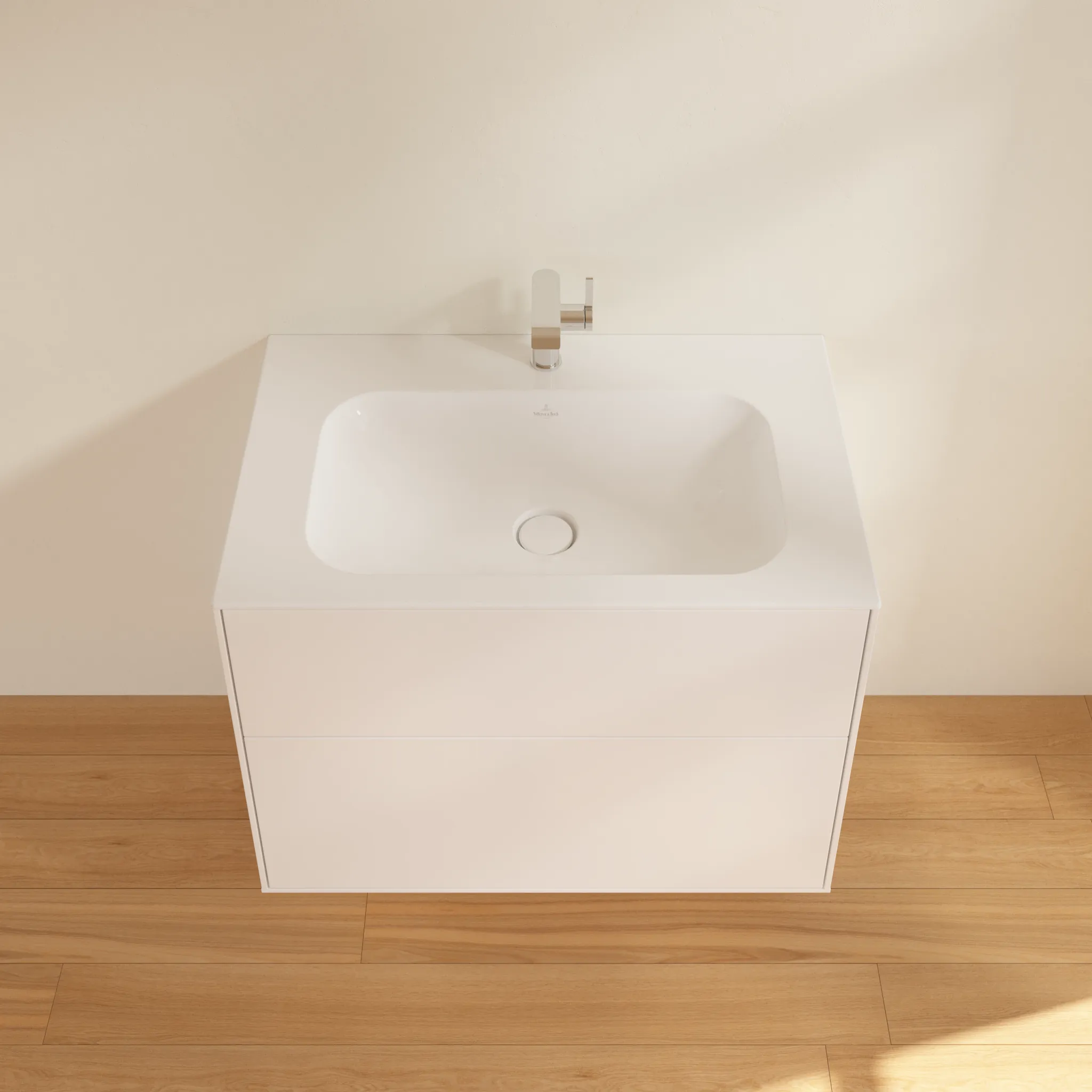 Villeroy & Boch Finion Waschbeckenunterschrank F01, 796x591x498mm, White Matt Lacquer