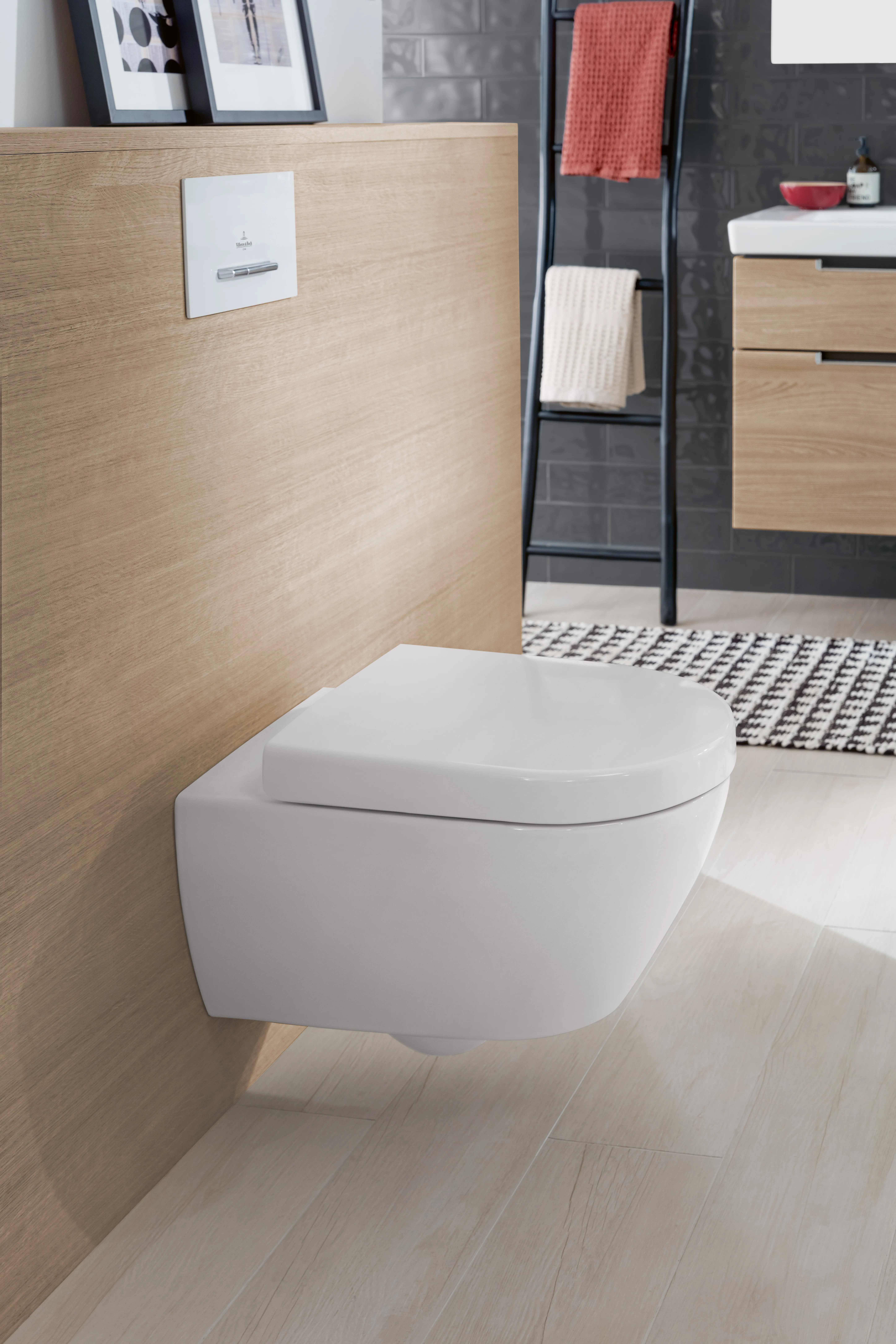 Villeroy & Boch WC-Sitz „Subway 2.0“ inkl. Deckel 35,9 × 45,9 × 6 cm in Weiß Alpin, Quick Release, Soft Closing Villeroy & Boch WC-Sitz „Subway 2.0“ inkl. Deckel 35,9 × 45,9 × 6 cm in Weiß Alpin, Quick Release, Soft Closing