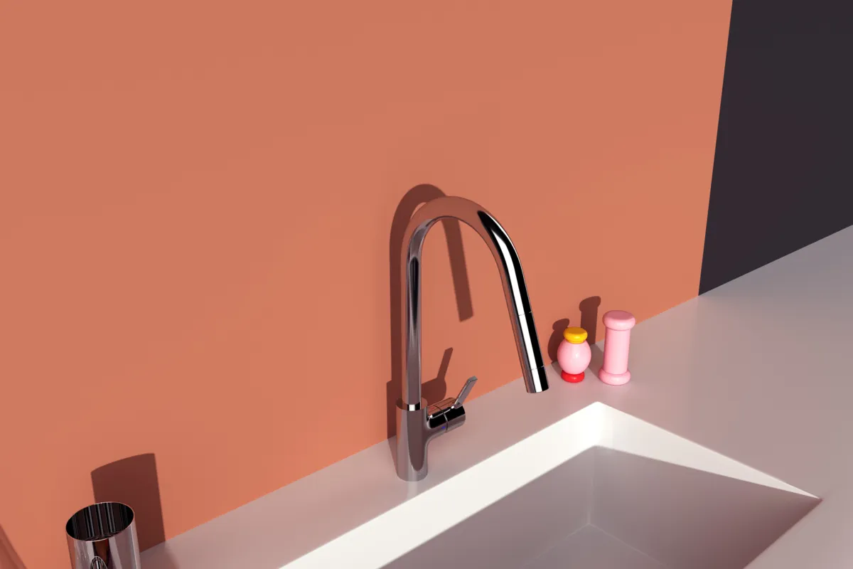 Ideal Standard Gusto Küchenarmatur Ausladung 240mm 1-Funktions-Brause Chrom Ideal Standard Gusto Küchenarmatur Ausladung 240mm 1-Funktions-Brause Chrom