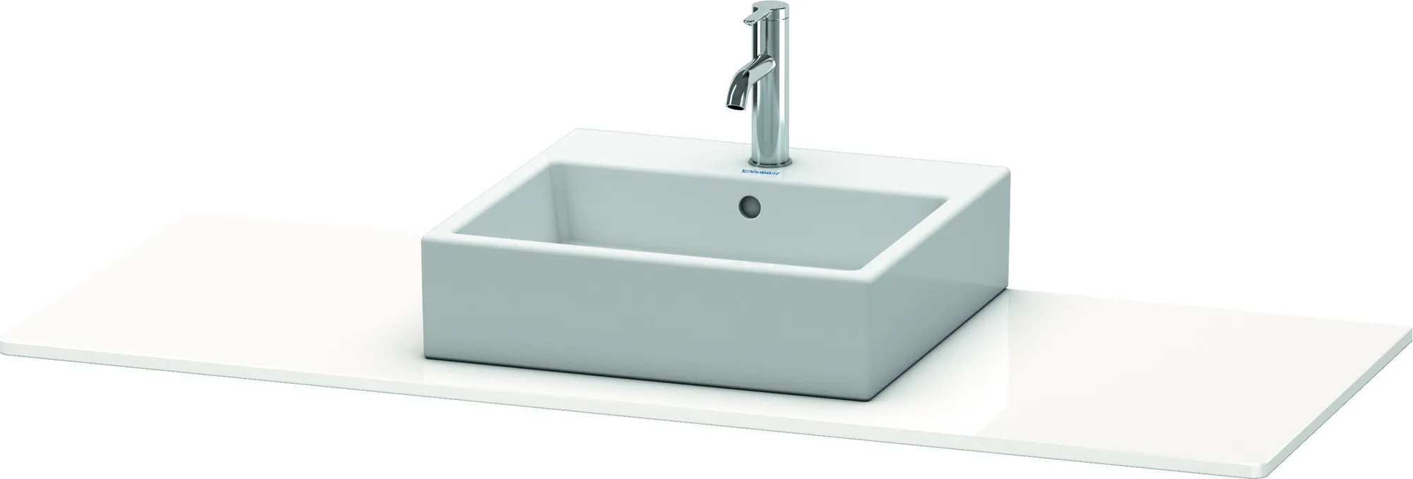 Duravit Konsole „XSquare“ in Weiß Hochglanz Duravit Konsole „XSquare“ in Weiß Hochglanz
