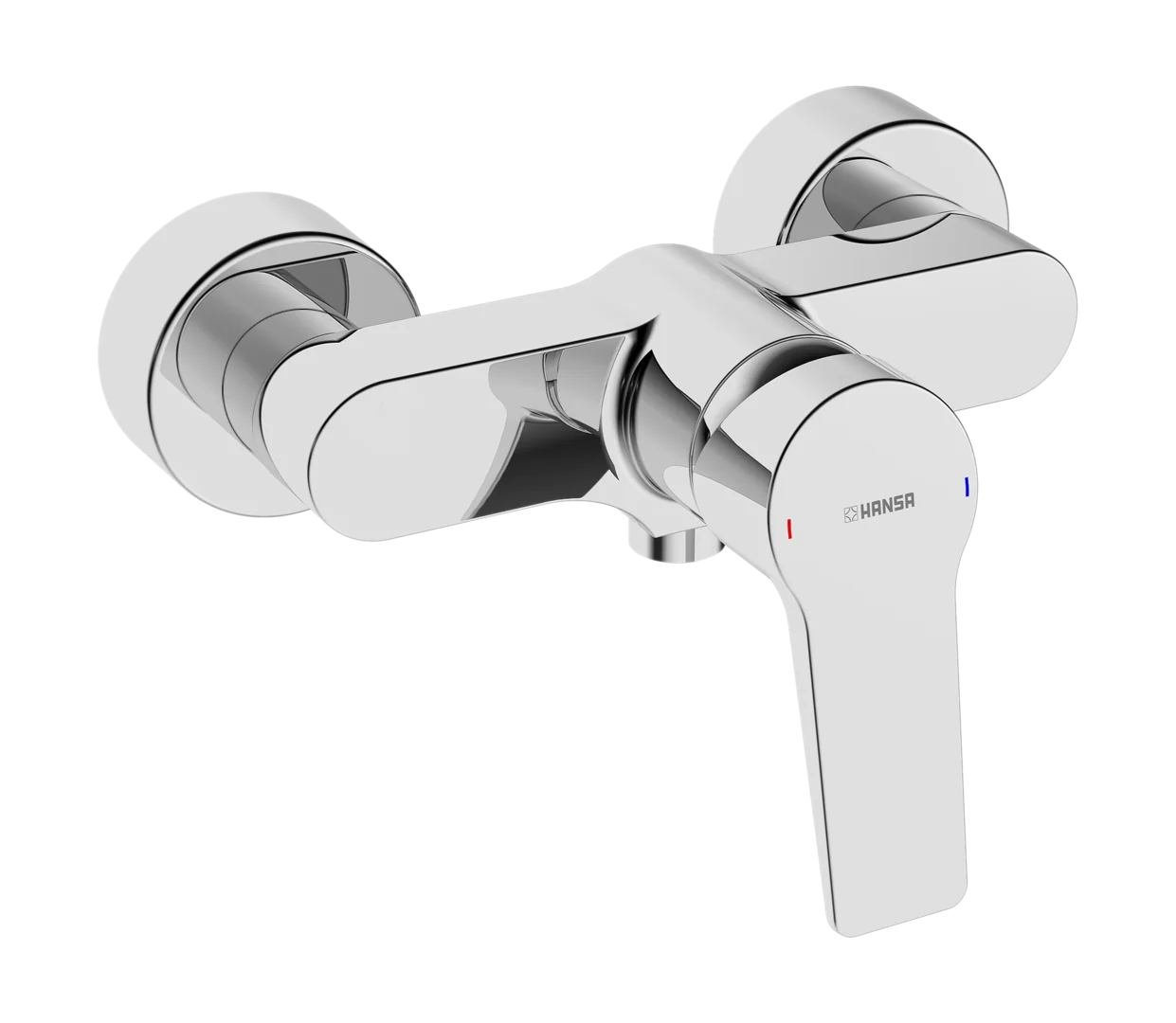 HansaTWIST Einhebelmischer Brausebatterie DN15 Chrom