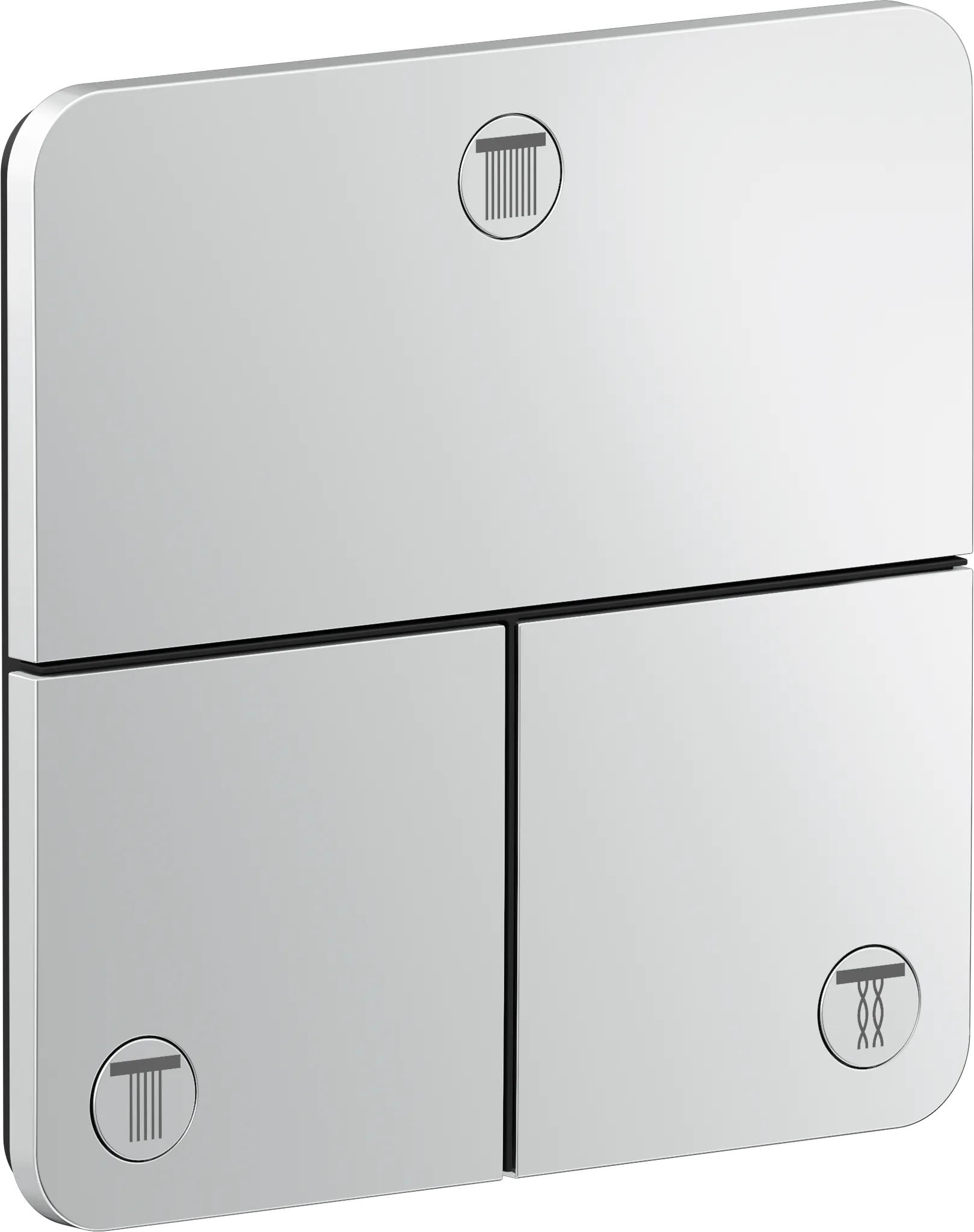 AXOR ShowerSelect ID Ventil Unterputz softsquare für 3 Verbraucher Chrom AXOR ShowerSelect ID Ventil Unterputz softsquare für 3 Verbraucher Chrom