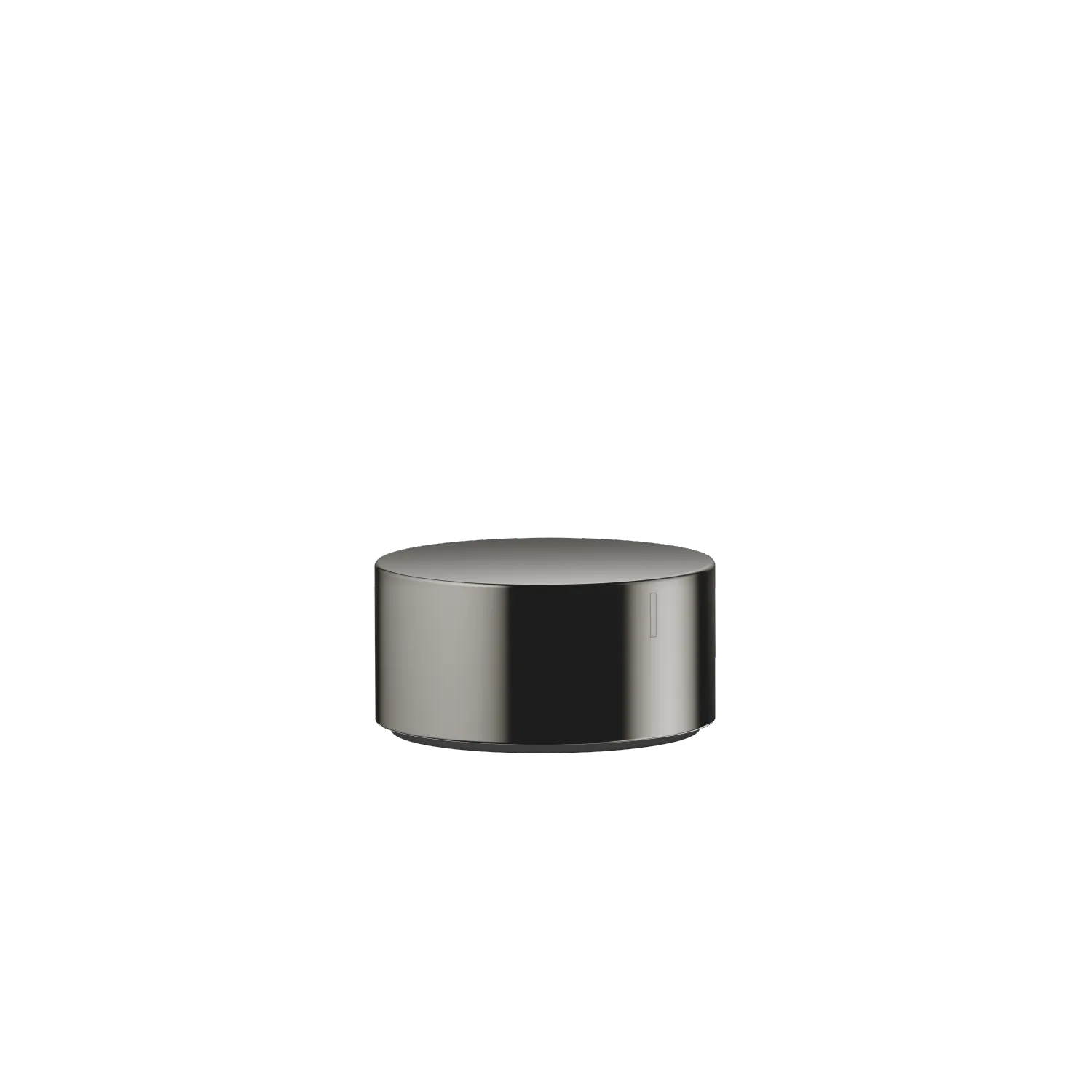 Dornbracht Seitenventil SERIENSPEZIFISCH Dark Chrome, rechtsschließend, kalt, Bohrungsdurchmesser 32 mm, Griffdurchmesser 60 mm
