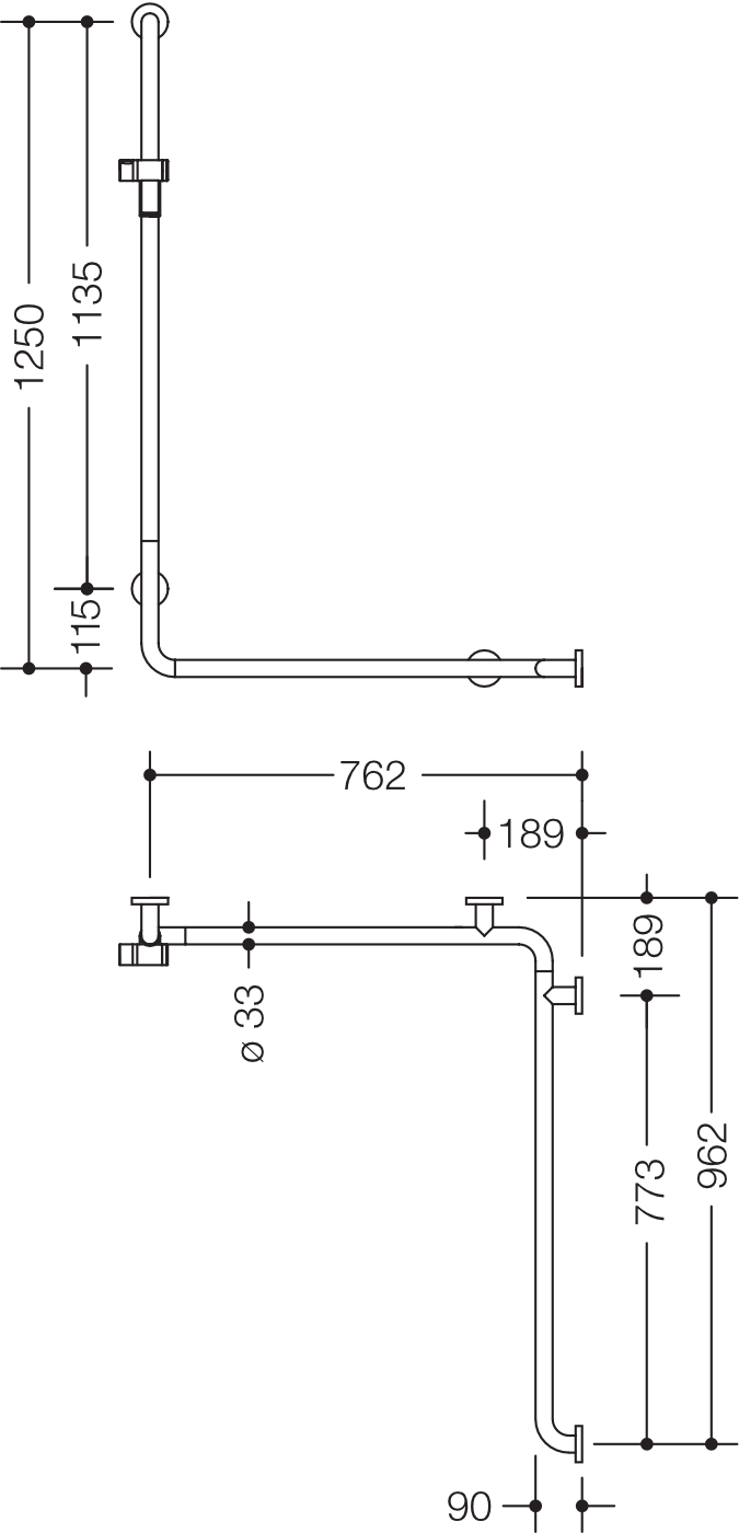 HEWI Haltegriff „Serie 805“