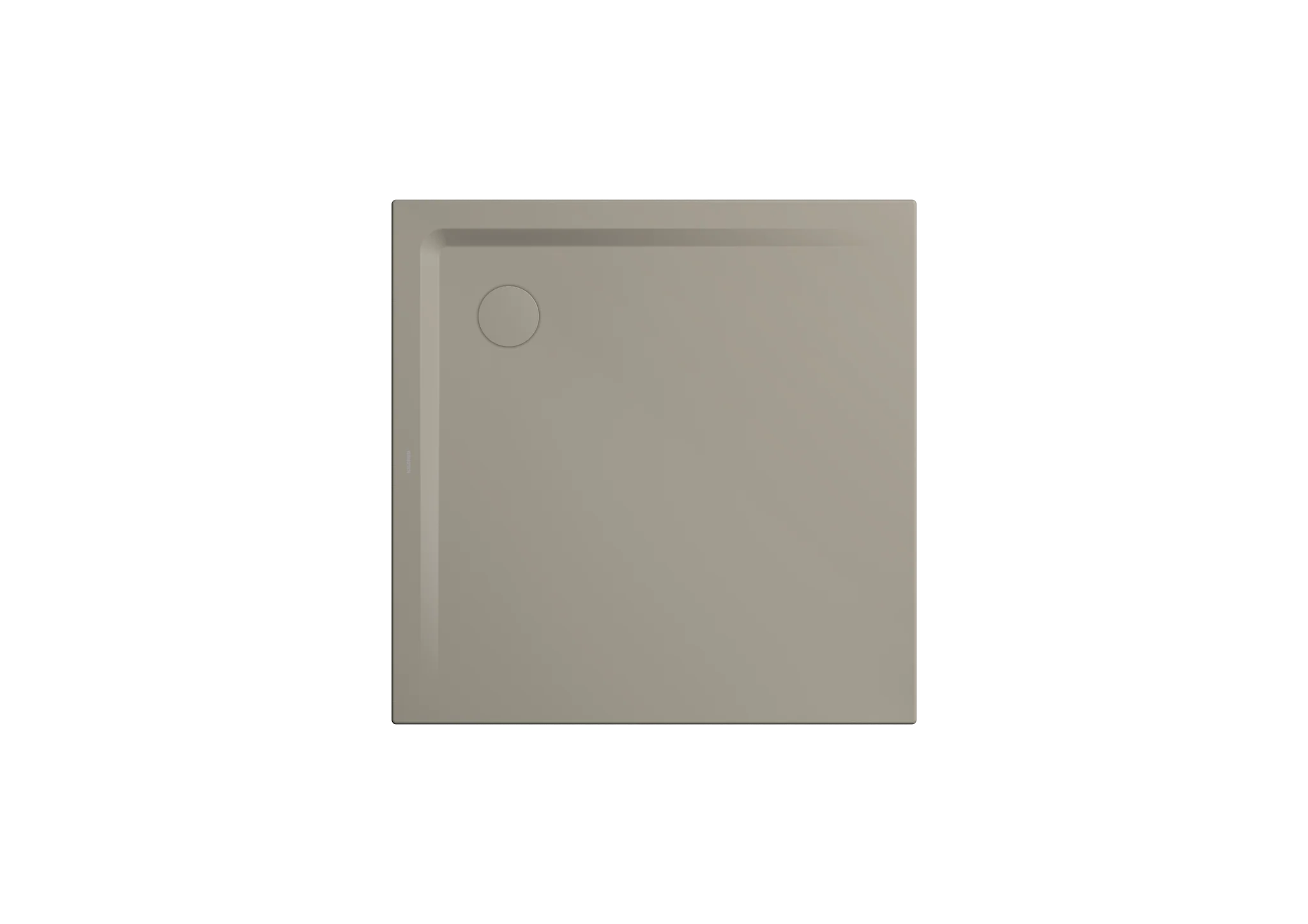 Kaldewei SUPERPLAN Duschfläche mit Wannenträger, quadratisch 1.200 x 1.200 mm, Tiefe 25 mm, warm grey 50, Perl-Effekt Kaldewei SUPERPLAN Duschfläche mit Wannenträger, quadratisch 1.200 x 1.200 mm, Tiefe 25 mm, warm grey 50, Perl-Effekt