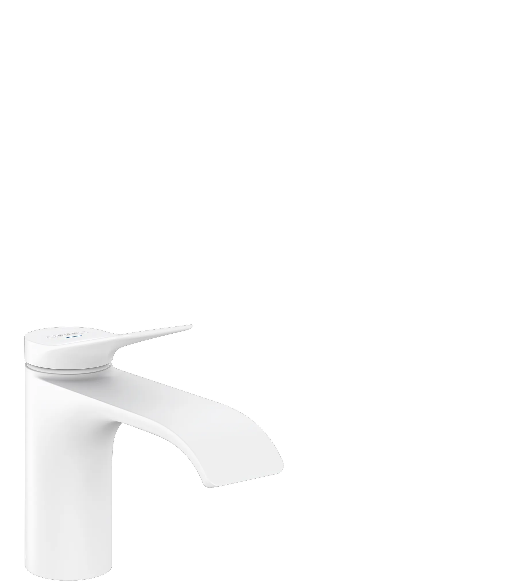 Hansgrohe Vivenis Standventil 80, Mattweiß, Hebelgriff, WaterfallStream, DN15 Hansgrohe Vivenis Standventil 80, Mattweiß, Hebelgriff, WaterfallStream, DN15