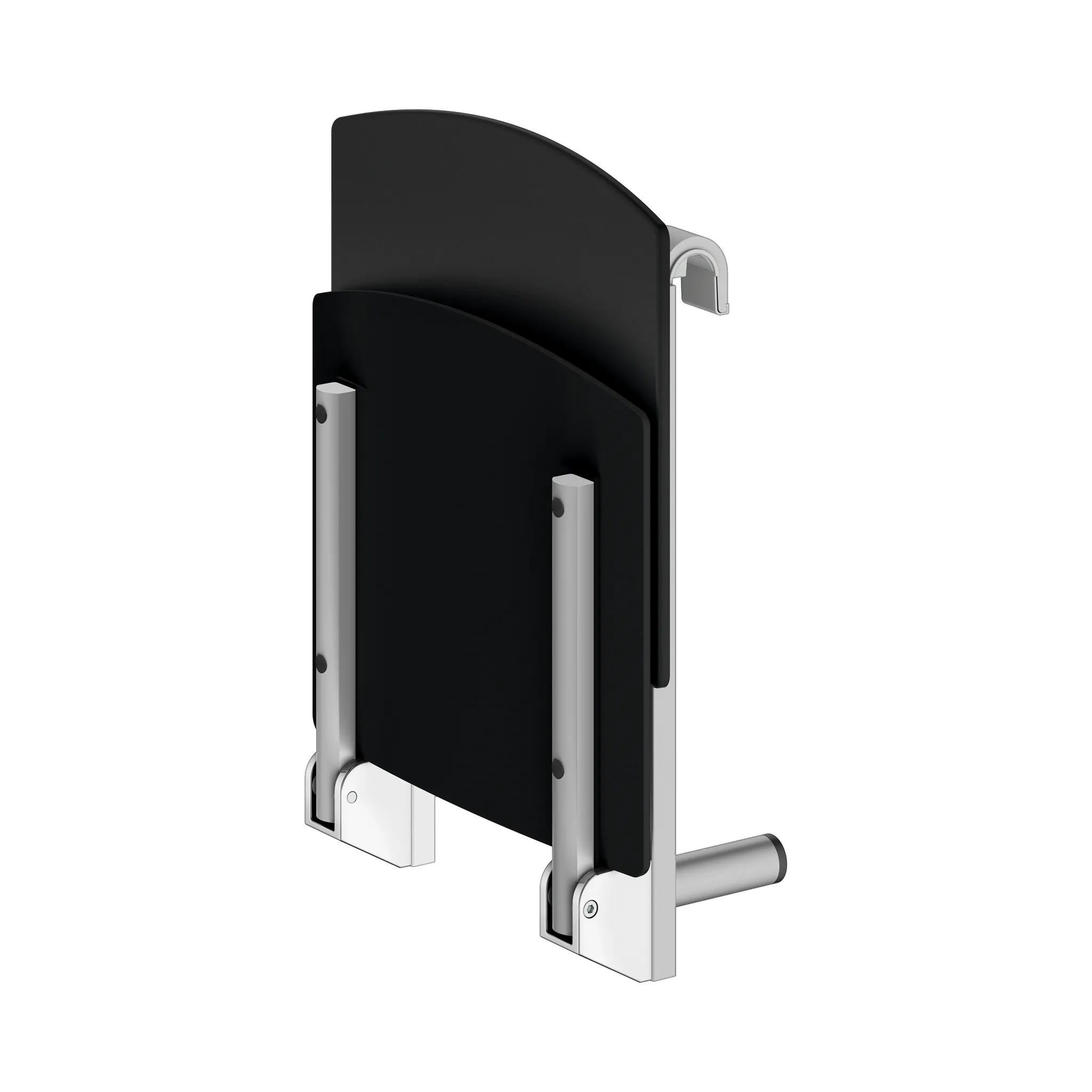 KEUCO Universalartikel Care Klappsitz silber-eloxiert/schwarz KEUCO Universalartikel Care Klappsitz silber-eloxiert/schwarz