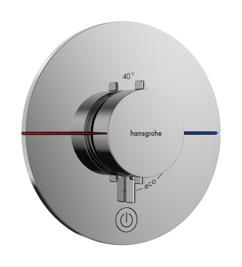 ShowerSelect Comfort S Thermostat Unterputz für 1 Verbraucher und einen zusätzlichen Abgang Chrom