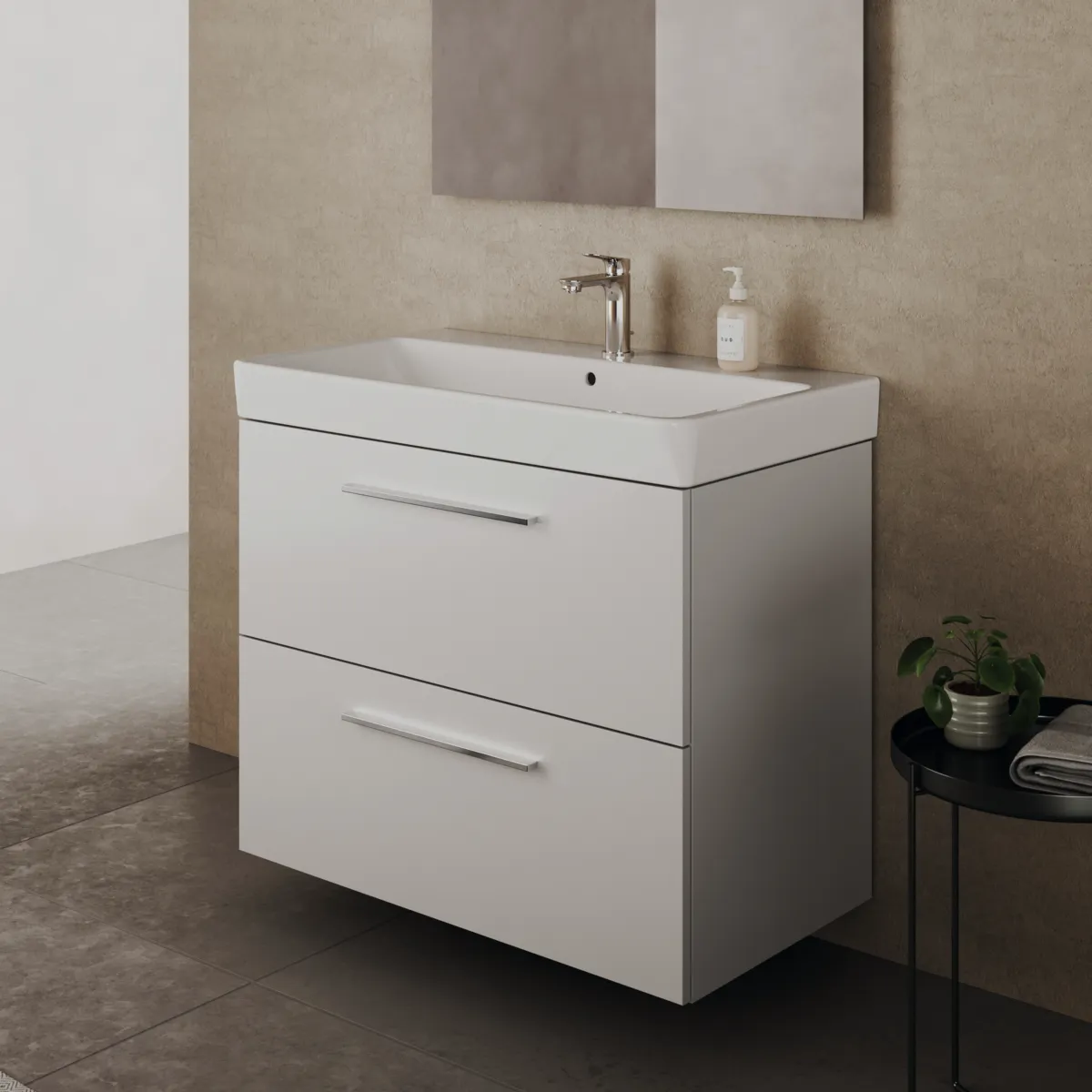 Ideal Standard Waschbecken „i.lifeB“, Hahnlochposition mittig in Weiß