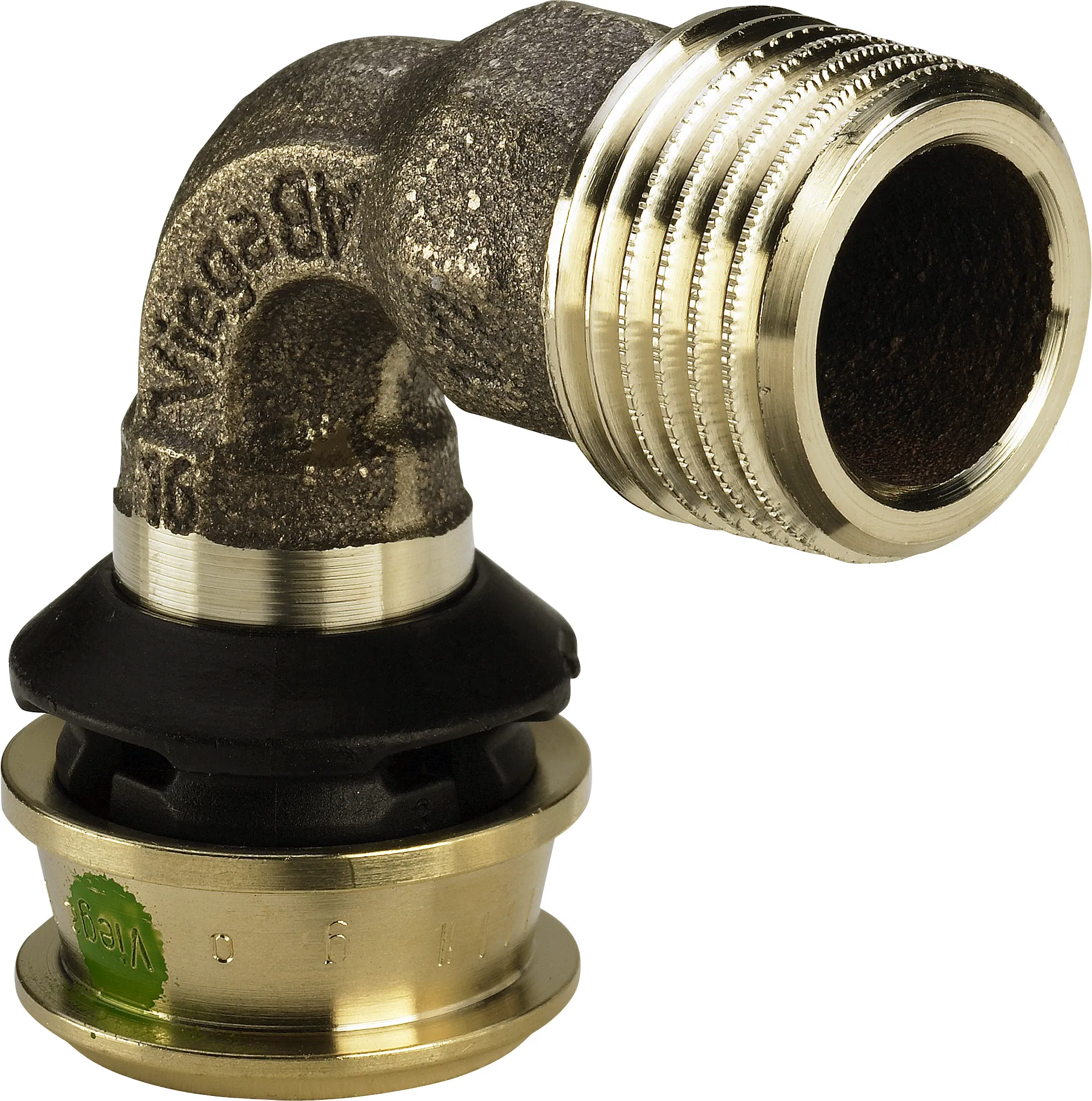Viega „Raxofix“ 90°- Übergangsbogen 25 mm × 3/4″ Viega „Raxofix“ 90°- Übergangsbogen 25 mm × 3/4″