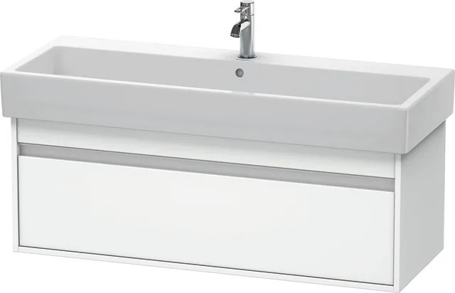 Duravit Waschtischunterschrank wandhängend „Ketho“ 115 × 41 × 44 cm Weiß Matt Duravit Waschtischunterschrank wandhängend „Ketho“ 115 × 41 × 44 cm Weiß Matt