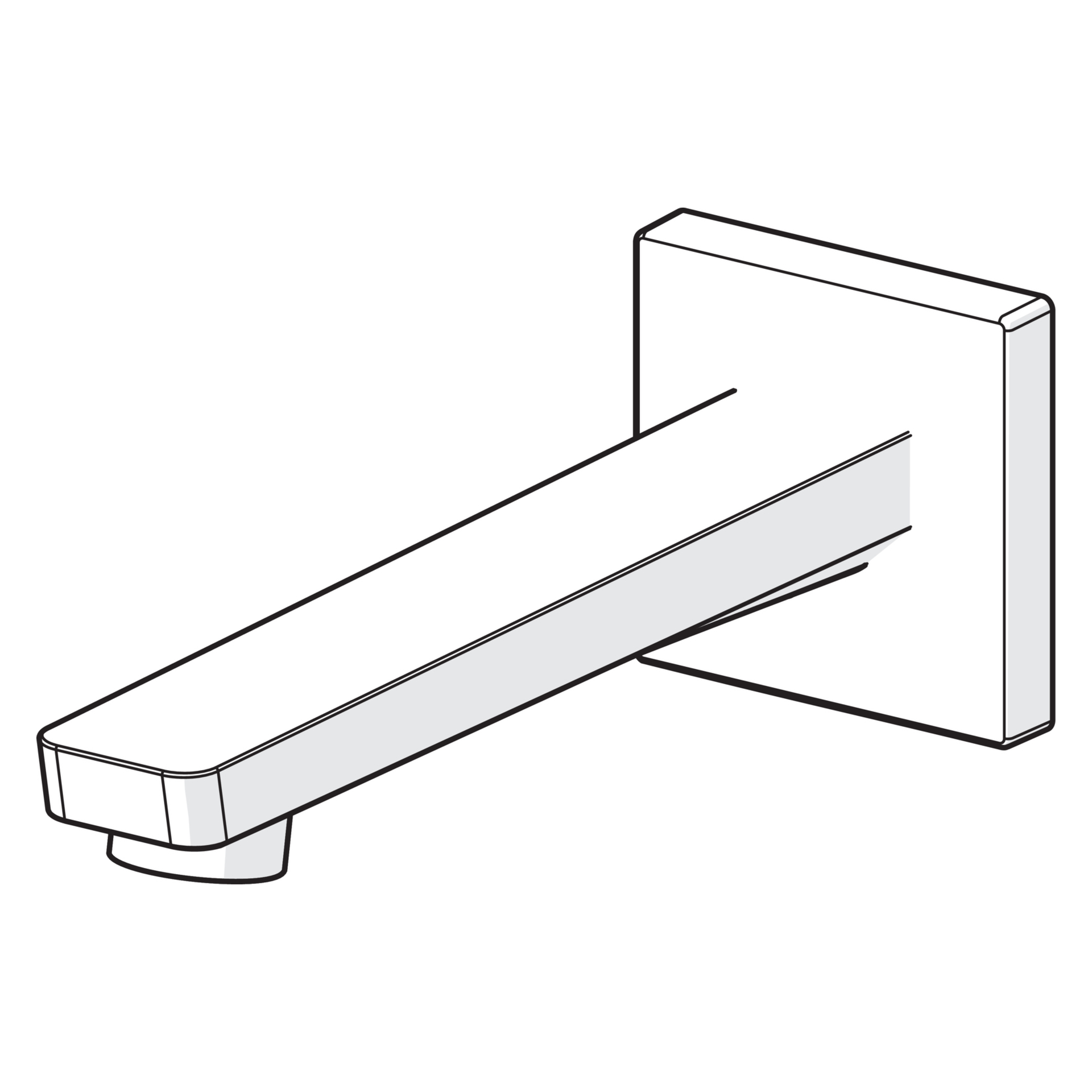 Auslauf für Armaturen „Stela“ in Chrom Auslauf für Armaturen „Stela“ in Chrom