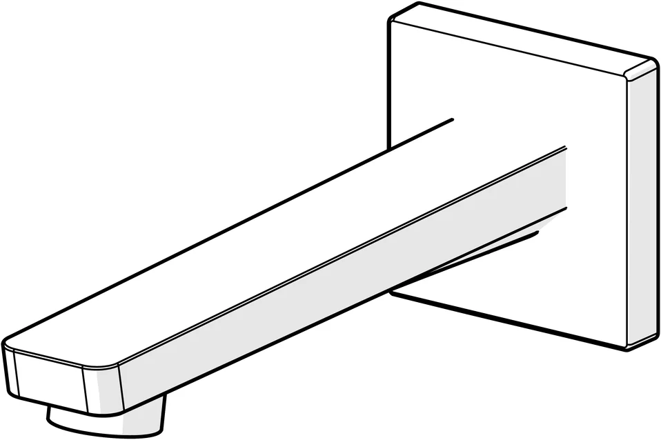 HansaSTELA Einhebelmischer Auslauf HansaSTELA 5724, Ausladung 214 mm, Rosette eckig, Chrom HansaSTELA Einhebelmischer Auslauf HansaSTELA 5724, Ausladung 214 mm, Rosette eckig, Chrom