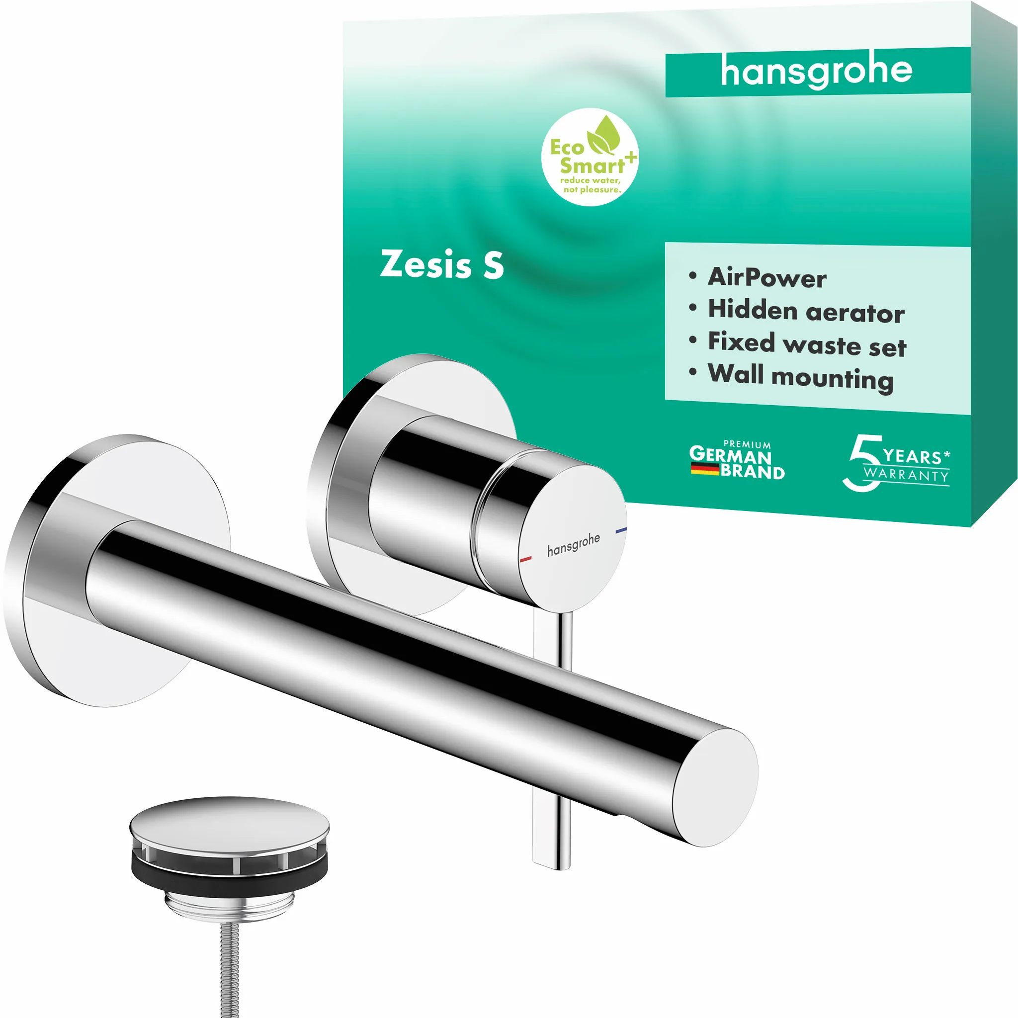 Hansgrohe Zesis S Einhebel-Waschtischmischer Unterputz Chrom Hansgrohe Zesis S Einhebel-Waschtischmischer Unterputz Chrom