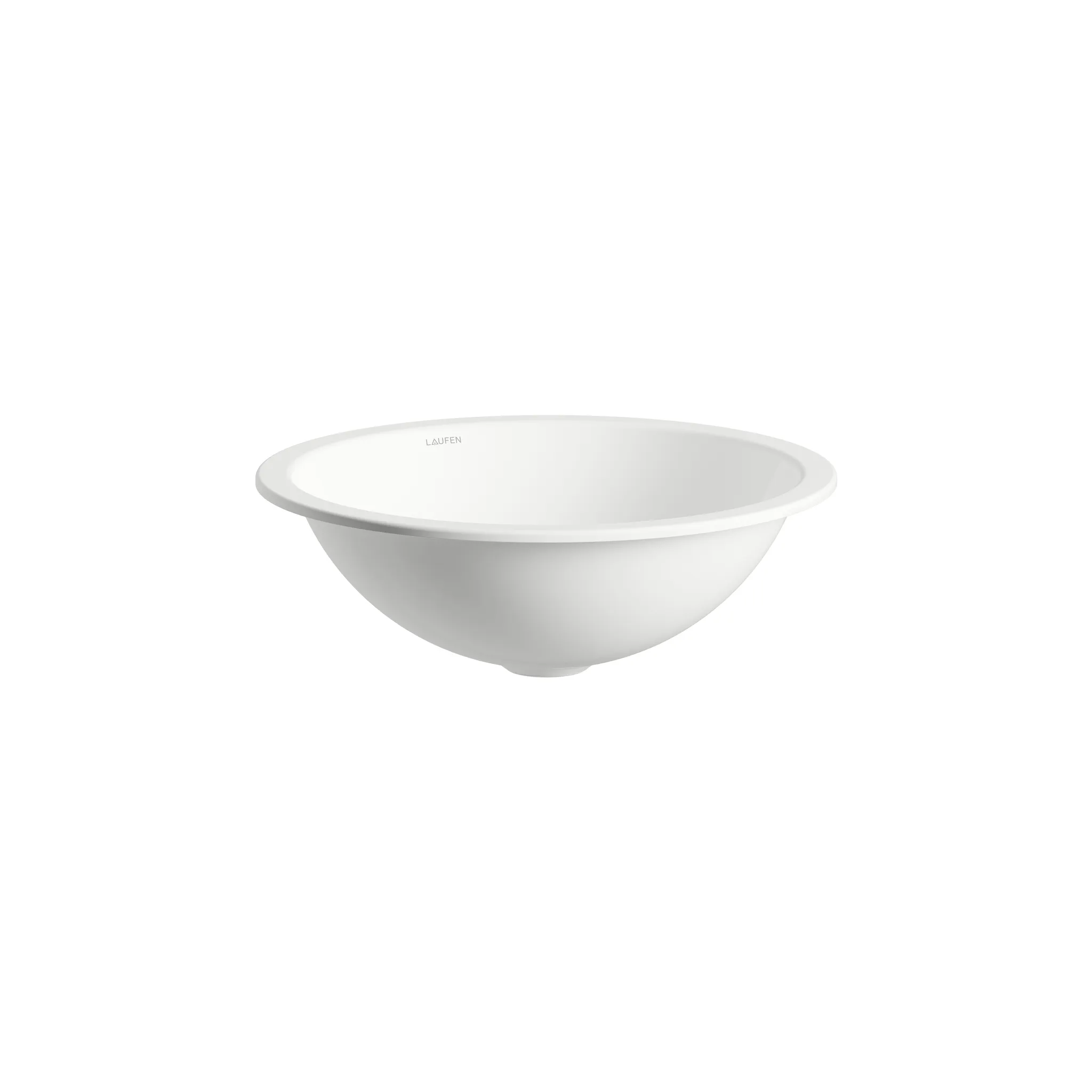 Laufen Einbauwaschtisch FORM glasierter Stahl rund ohne Armaturenloch ohne Überlauf 400 x 400 x 140 mm in weiß Laufen Einbauwaschtisch FORM glasierter Stahl rund ohne Armaturenloch ohne Überlauf 400 x 400 x 140 mm in weiß