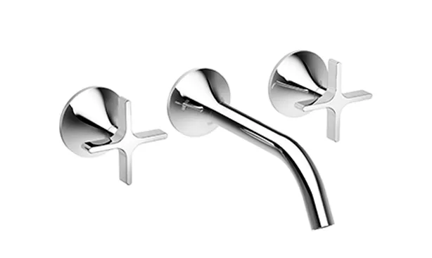 Waschtisch-Wandbatterie ohne Ablaufgarnitur VAIA Chrom 36712809