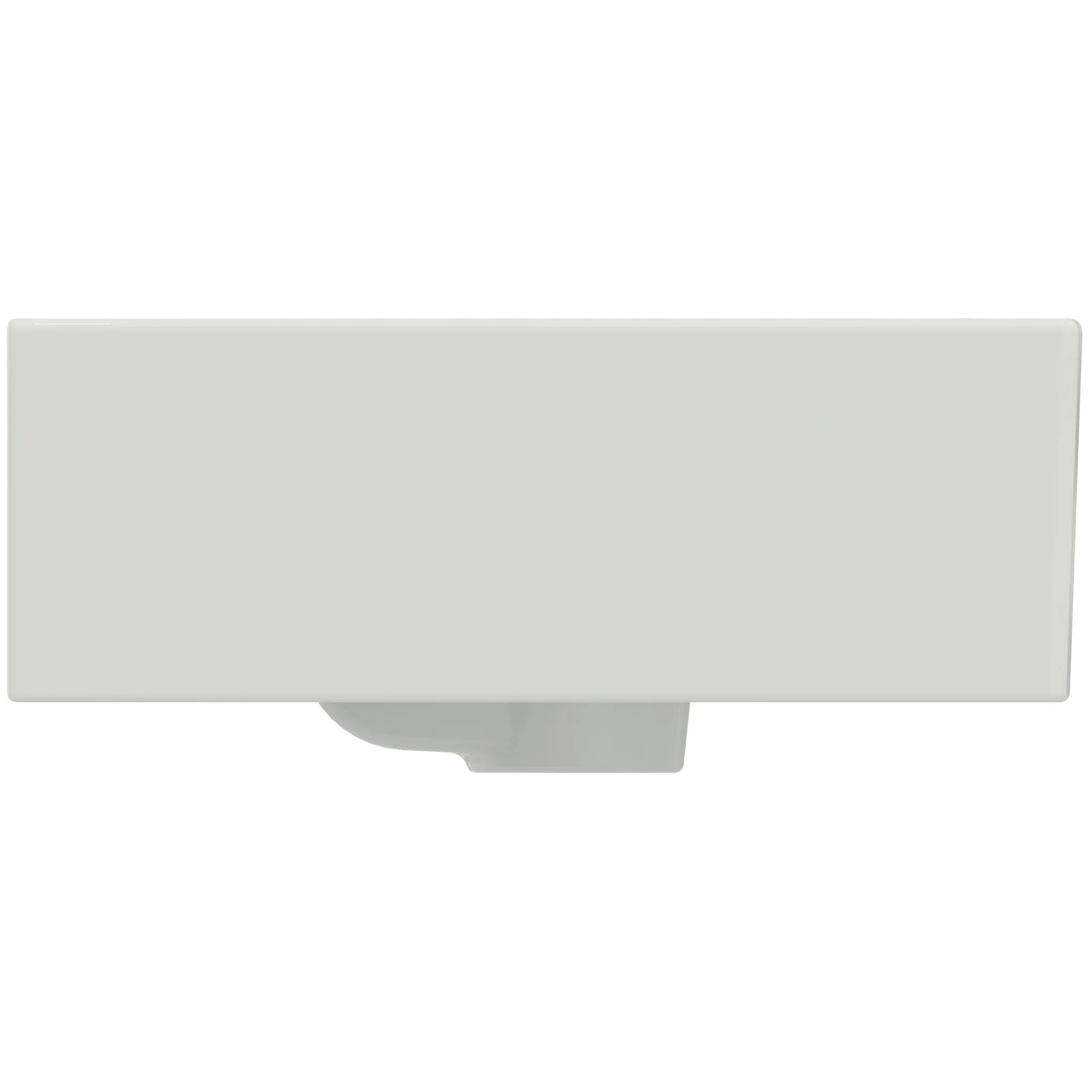 Waschbecken „Extra“ 45 × 35 × 15 cm, Hahnlochposition mittig in Weiß Waschbecken „Extra“ 45 × 35 × 15 cm, Hahnlochposition mittig in Weiß