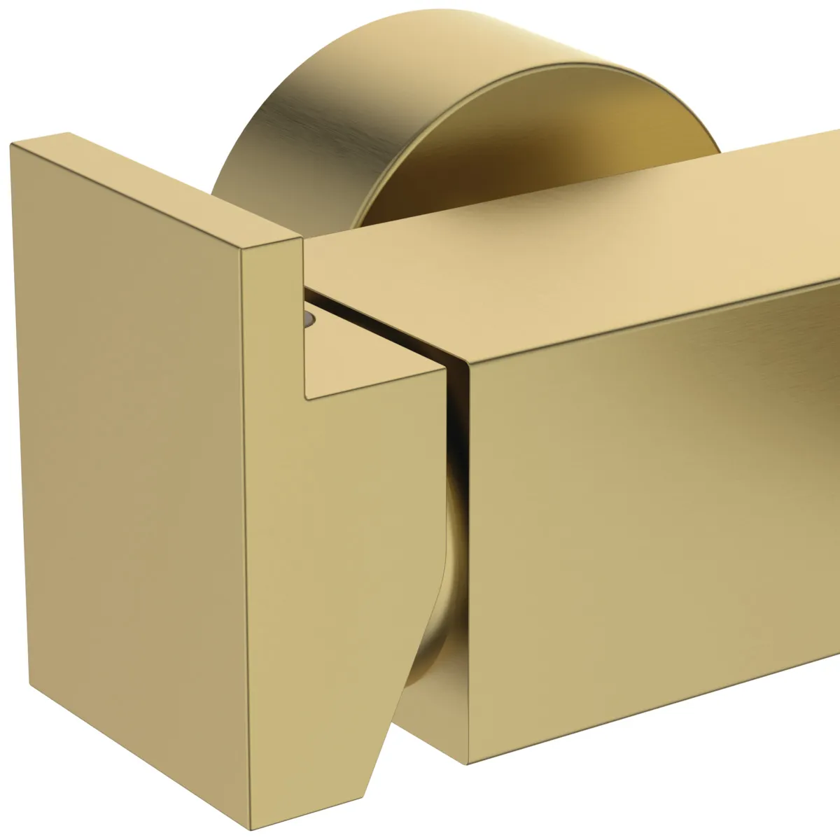Ideal Standard Badearmatur Aufputz Extra Ausladung 188mm mit Stab-Handbrause Brushed Gold