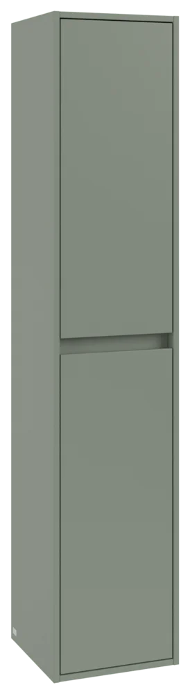Villeroy & Boch Hochschrank Skyla C80100, 350 x 1700 x 349 mm, 2 Türen, Anschlag links, Soft Green