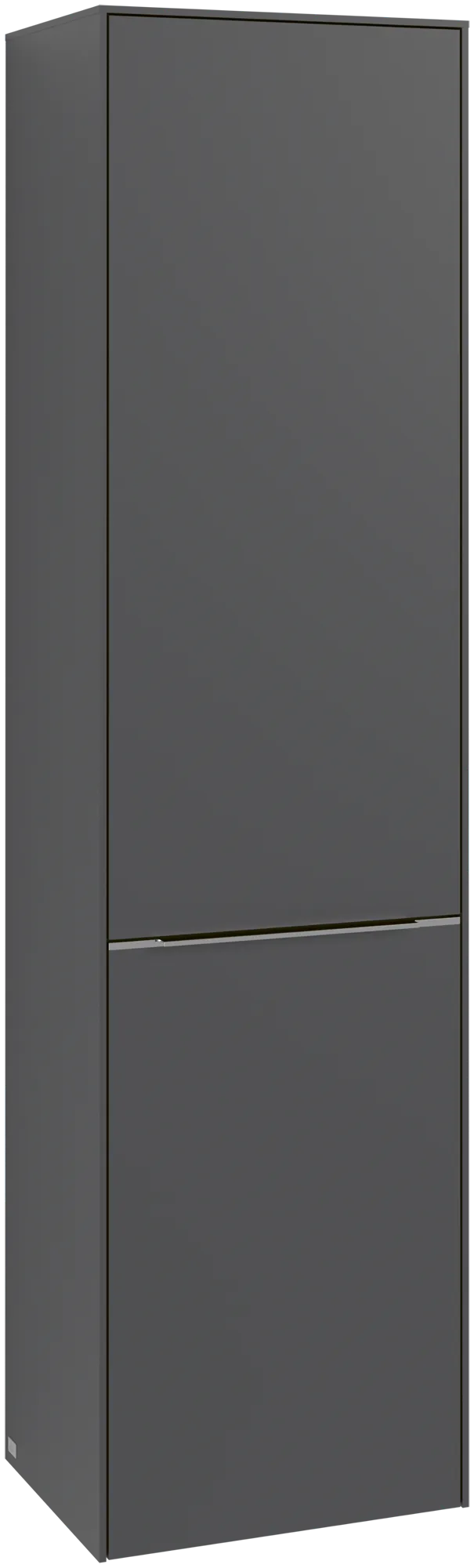 Villeroy & Boch Hochschrank mit Wäschekorb-Klappe „Subway 3.0“ 45 × 171 × 36,2 × 36,2 cm 1 Tür, 1 Wäscheklappe, 1 × fixer Fachboden, Anschlag: links, 2 × Glasfachboden, 1 Tür, Anschlag links