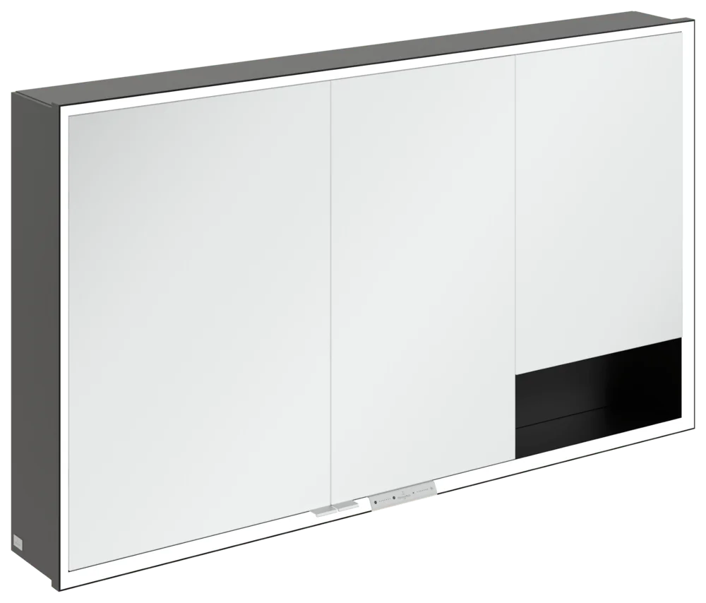 Villeroy & Boch My View+ Aufputz-Spiegelschrank B48113 1300x750x168mm mit Beleuchtung