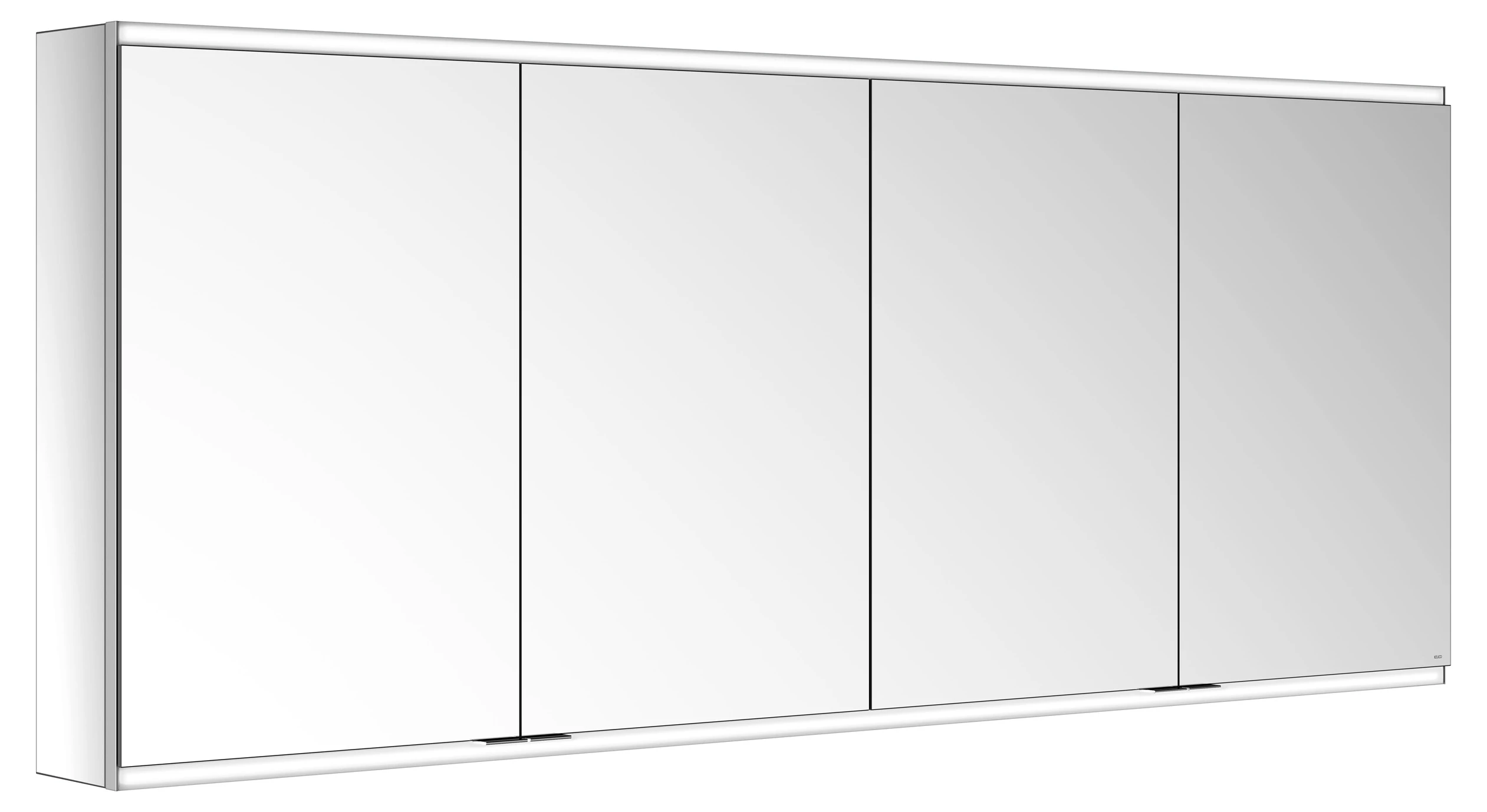 KEUCO Royal Modular 2.0 Spiegelschrank beleuchtet Wandvorbau silber-eloxiert