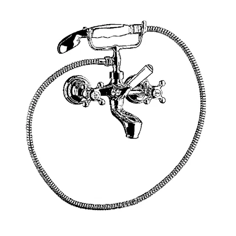 1926 WFBArmatur Brausegarnitur chrom 1926 WFBArmatur Brausegarnitur chrom