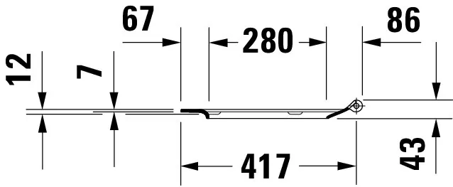 Duravit WC-Sitz „DuraStyle“ 35,9 × 42,3 × 4,3 cm