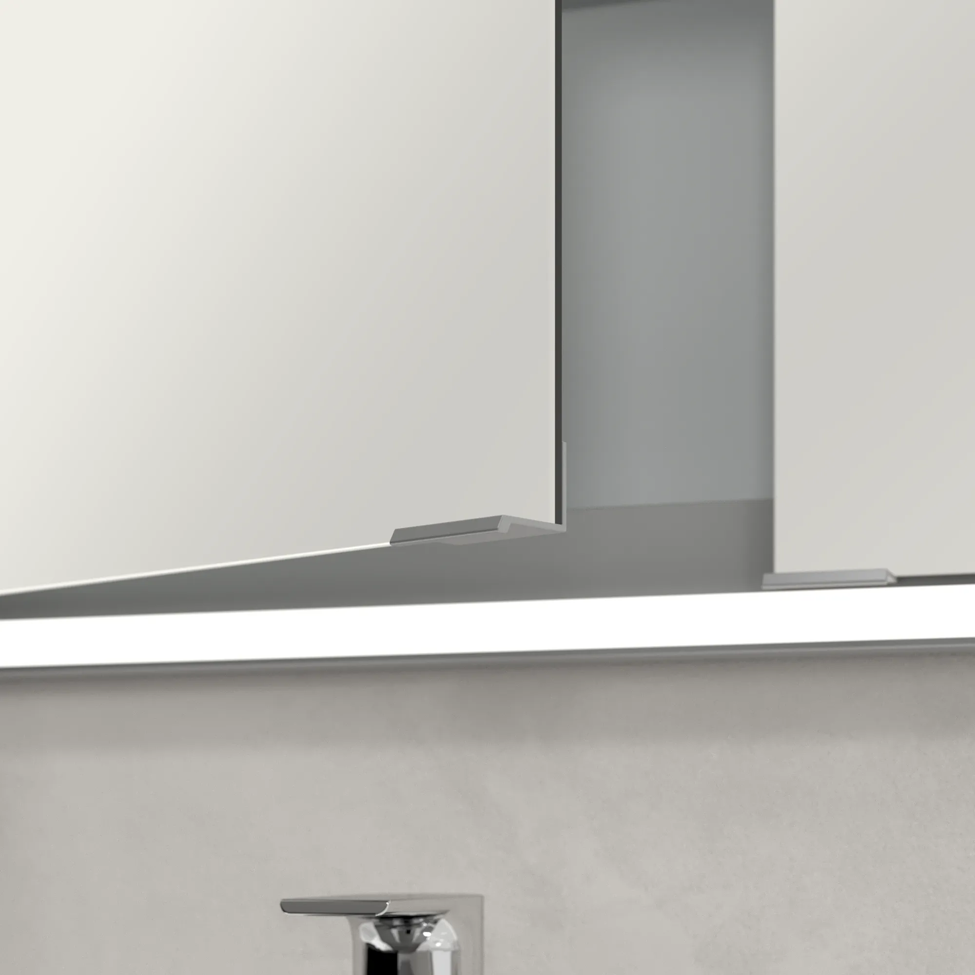 Villeroy & Boch Einbau-Spiegelschrank My View Now, 1200x750x168 mm, glänzend, mit Beleuchtung und Absenkautomatik Villeroy & Boch Einbau-Spiegelschrank My View Now, 1200x750x168 mm, glänzend, mit Beleuchtung und Absenkautomatik