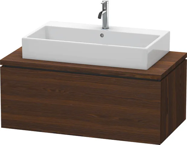Duravit Waschtischunterschrank wandhängend „L-Cube“ 102 × 40 × 54,7 cm Nussbaum gebürstet