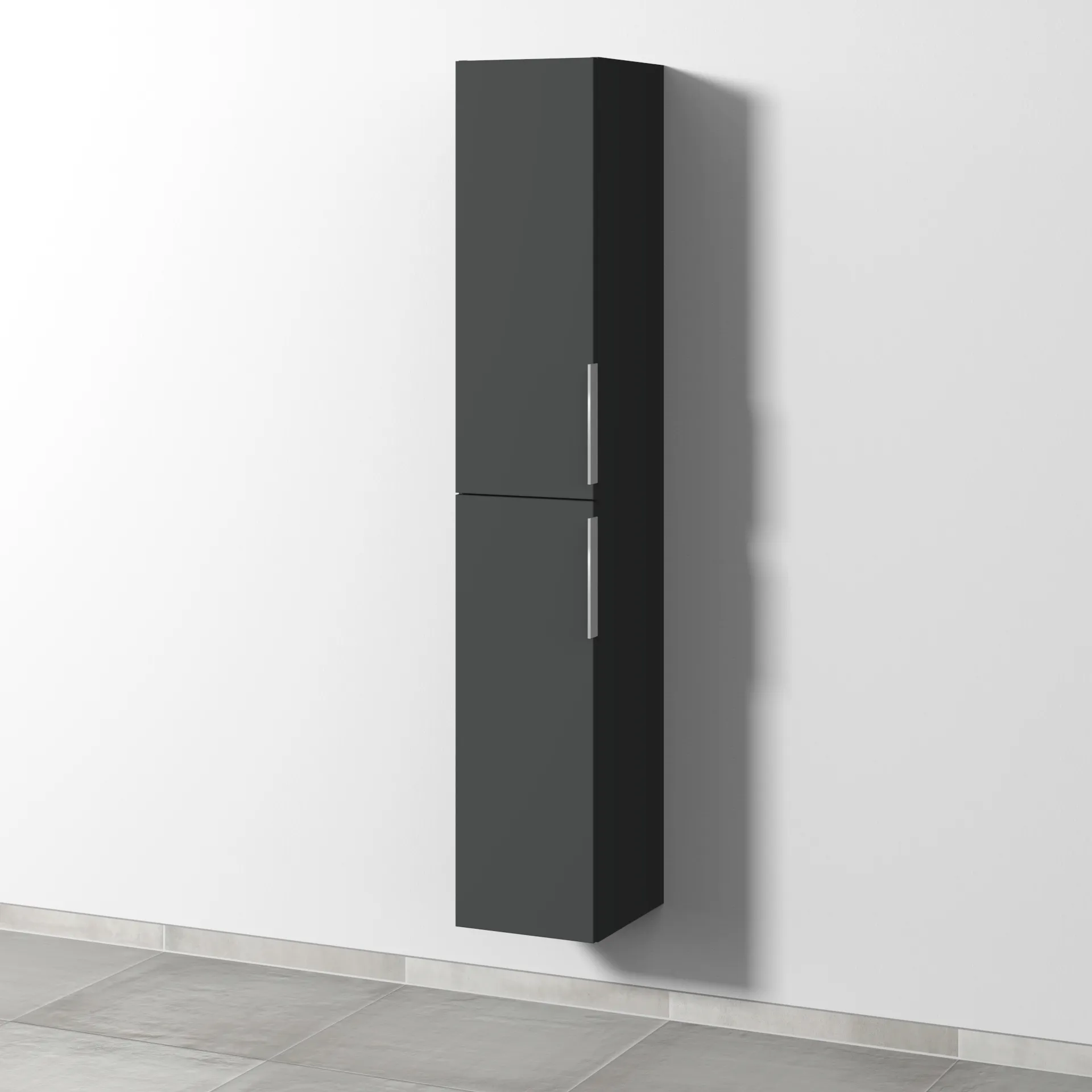 Sanipa Hochschrank „3way“ 300 × 1700 × 345 mm Anschlag links, in Graphit (matt), Anschlag links