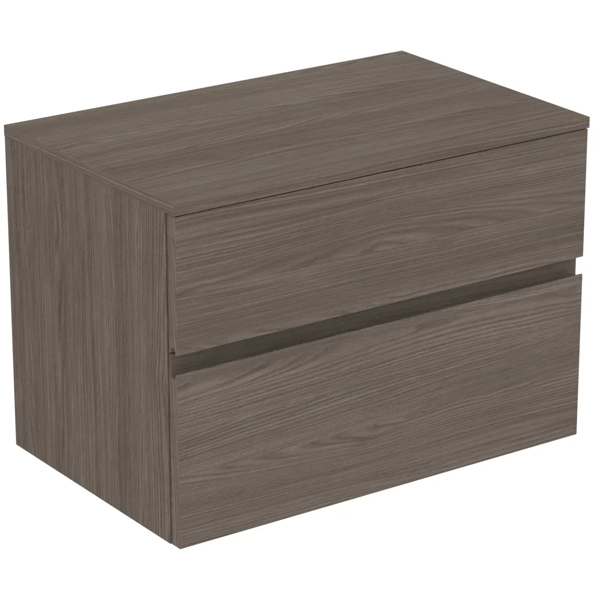 Ideal Standard Waschtischunterschrank Finesse ohne Ausschnitt 802x505x558mm Ulme dunkel