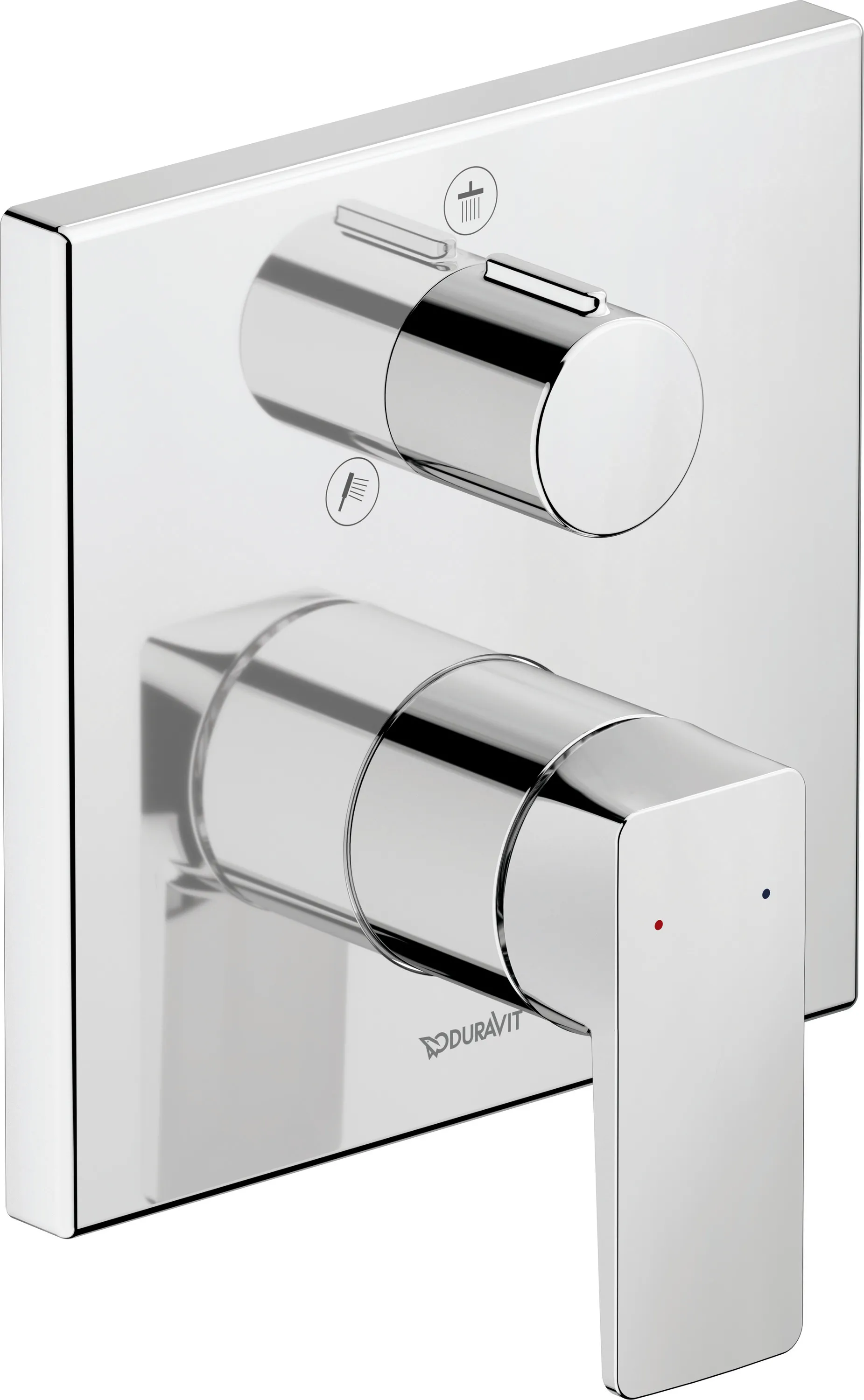 Duravit Zweihand-Unterputz-Armatur „Manhattan“ in Chrom Duravit Zweihand-Unterputz-Armatur „Manhattan“ in Chrom