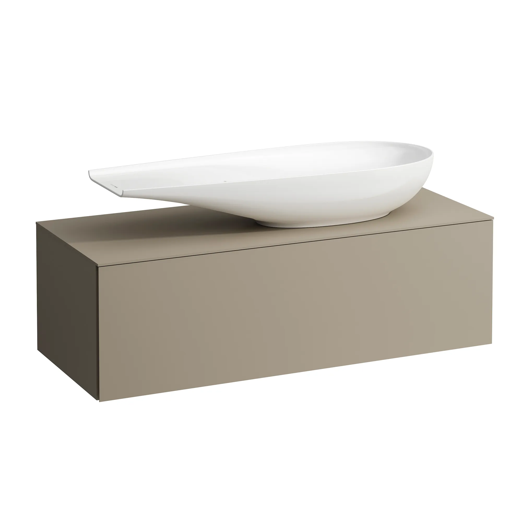 Laufen Schubladenelement „Ilbagnoalessi“ 1200 × 370 × 500 mm Perlbeige, ohne Hahnlochbohrung, rechts Laufen Schubladenelement „Ilbagnoalessi“ 1200 × 370 × 500 mm Perlbeige, ohne Hahnlochbohrung, rechts