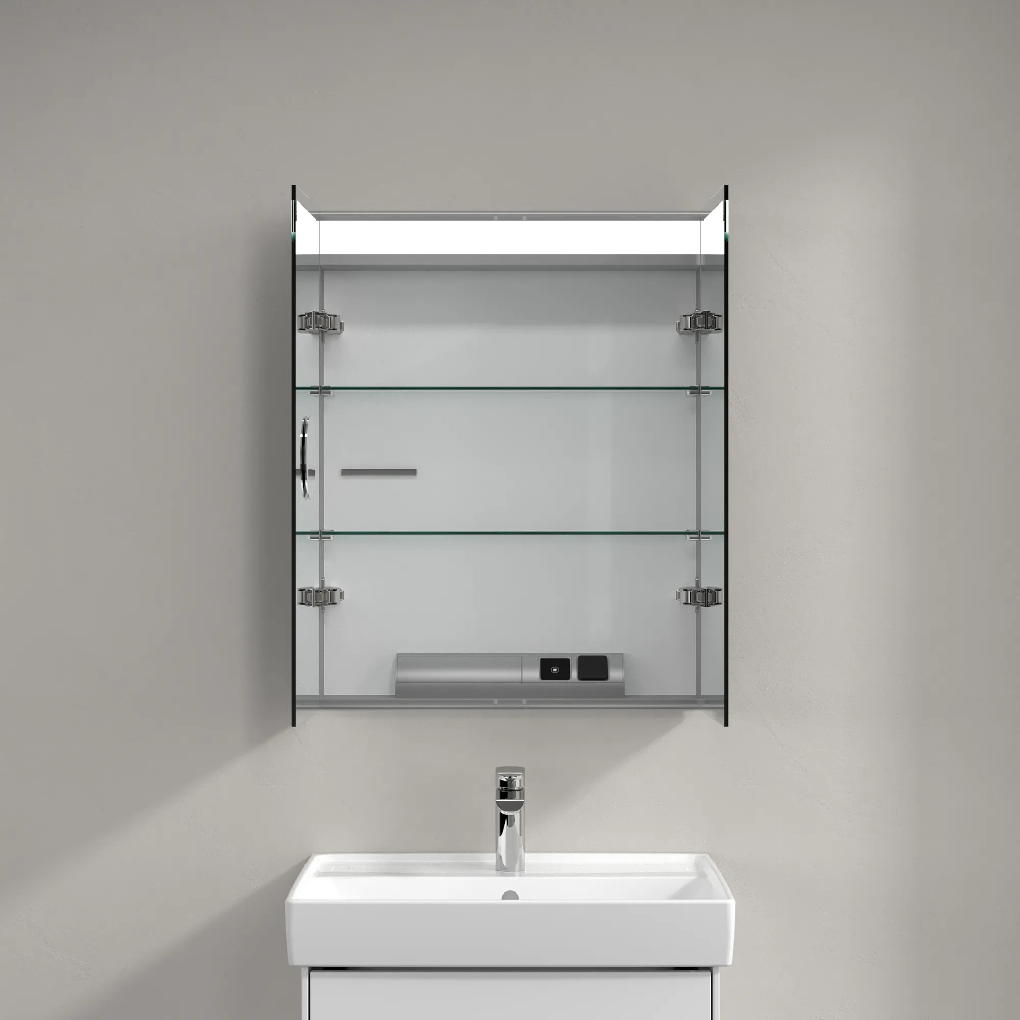 Villeroy & Boch Einbau-Spiegelschrank „My View-In“ 601 × 747 × 107 mm in White Matt Villeroy & Boch Einbau-Spiegelschrank „My View-In“ 601 × 747 × 107 mm in White Matt