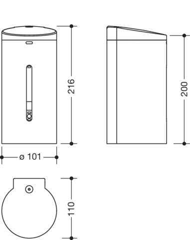 HEWI Seifenspender 11 cm