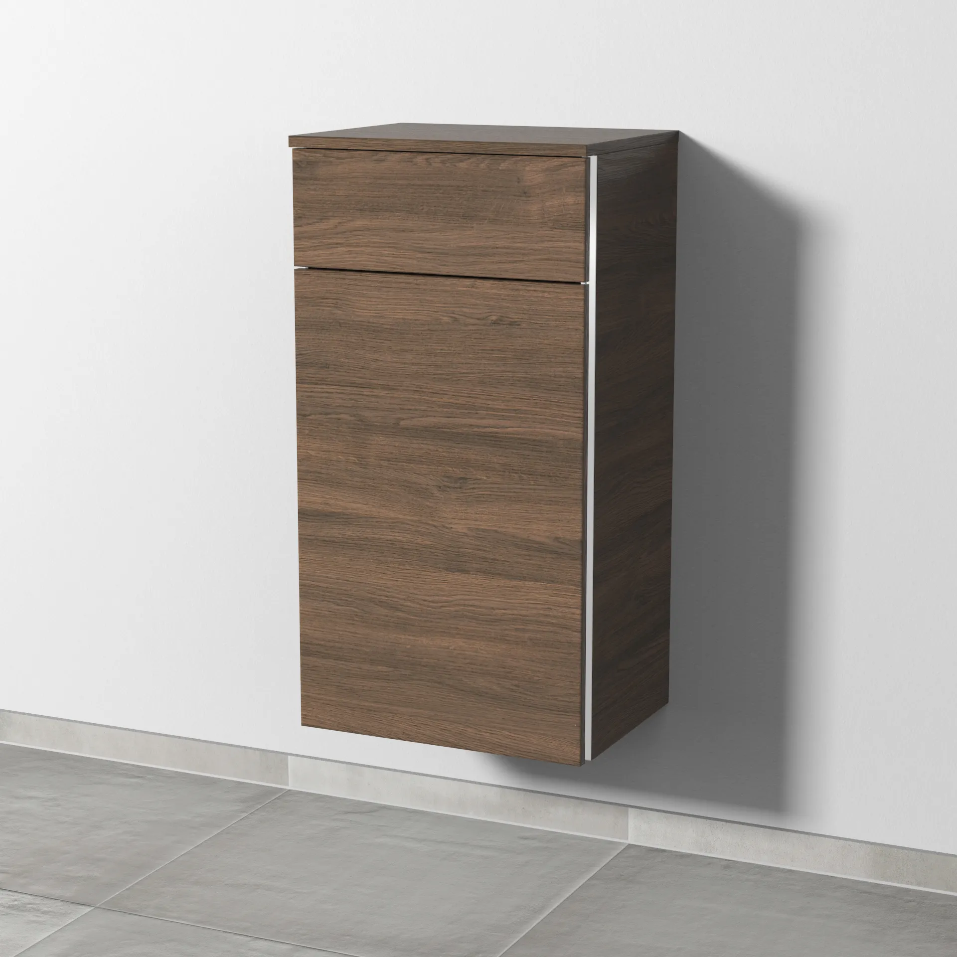 Sanipa Mittelschrank "3way" 450 × 850 × 345 mm in Eiche Arizona Farbe: Eiche Arizona|Griff: Akzent-Griffleiste