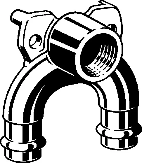 „Sanpress“ Doppelwandscheibe 18 mm × 1/2″ × 18 mm „Sanpress“ Doppelwandscheibe 18 mm × 1/2″ × 18 mm