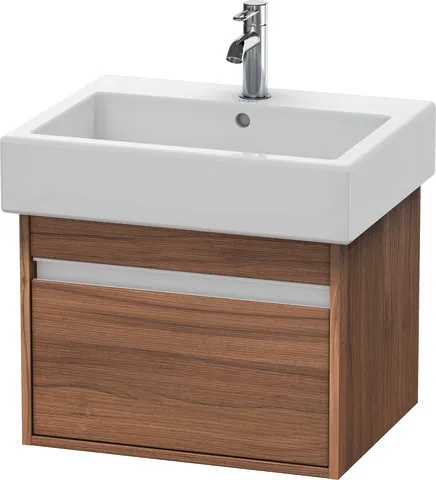 Duravit Waschtischunterschrank wandhängend „Ketho“ 55 × 41 × 44 cm Nussbaum Natur