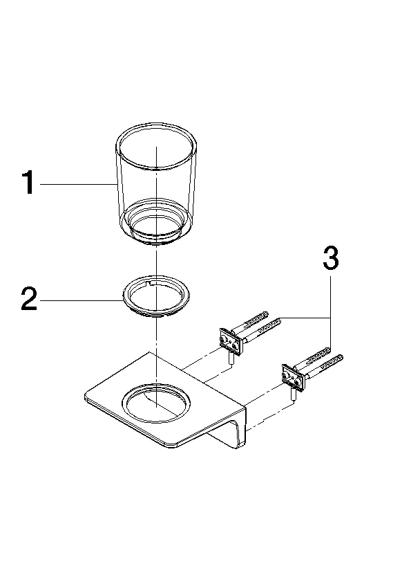 Dornbracht Glashalter SERIENSPEZIFISCH Chrom Dornbracht Glashalter SERIENSPEZIFISCH Chrom