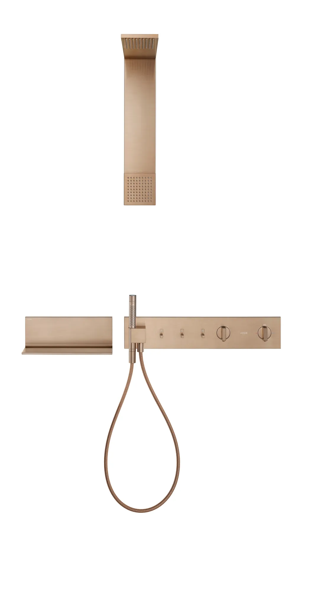 AXOR ShowerComposition Brausenmodul 110/220 1jet mit Schulterbrause Chrom