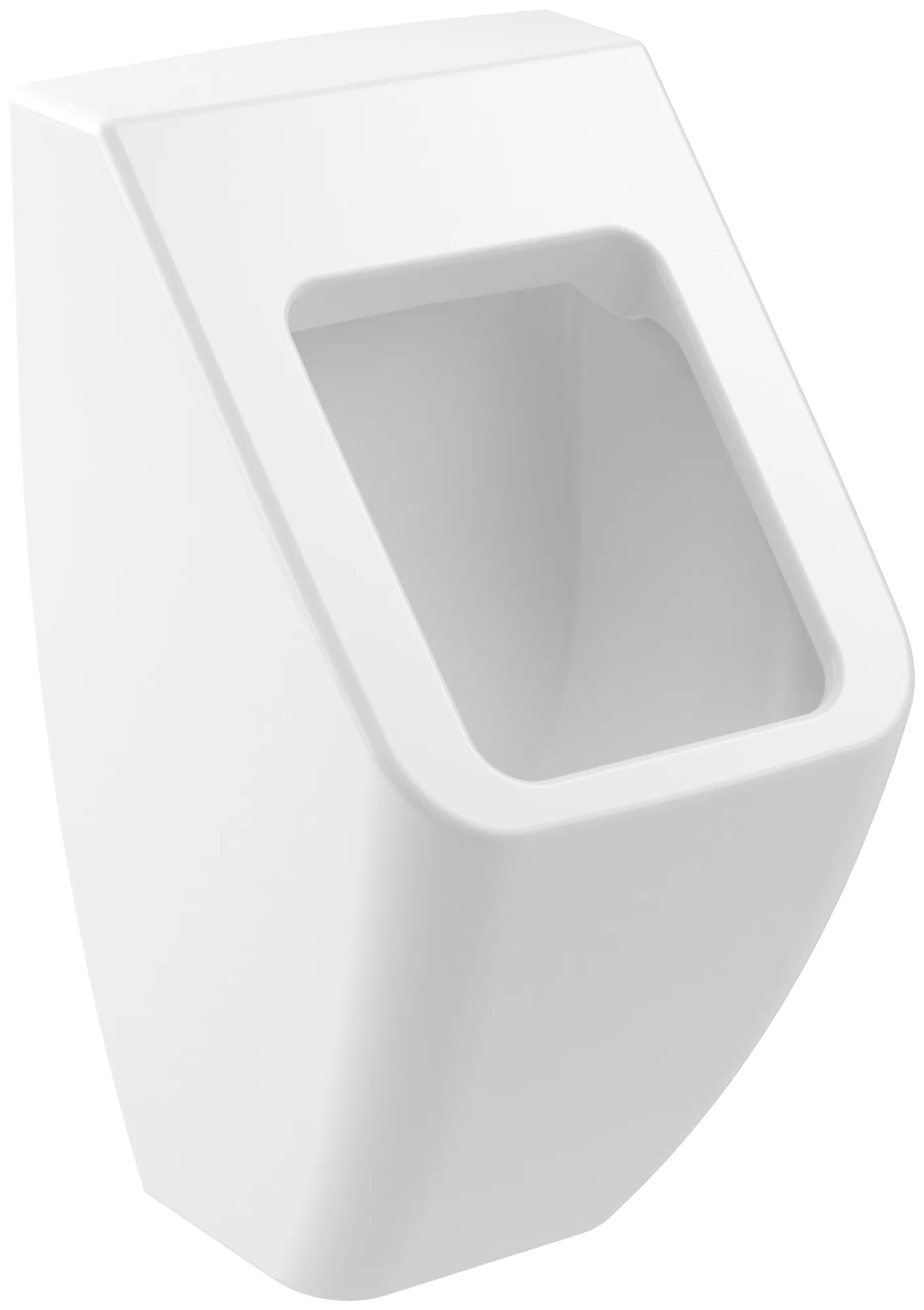 Absaug-Urinal DirectFlush „Venticello“, Befestigung verdeckt, ohne Zielobjekt, Zulauf verdeckt 28,5 × 32 × 54,5 cm in Stone White