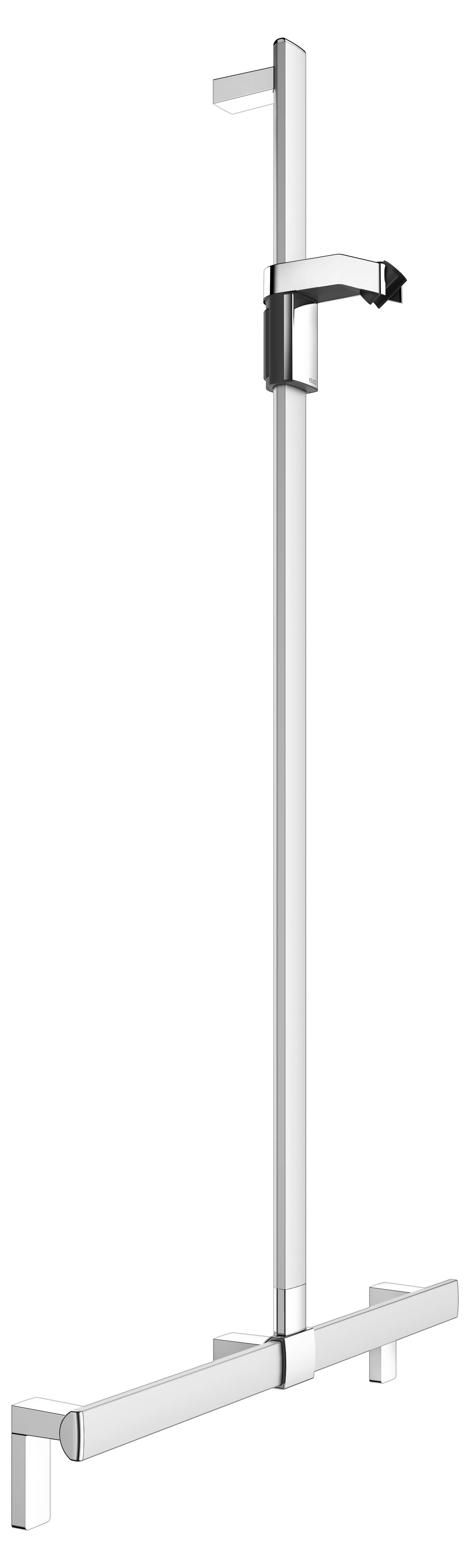 KEUCO Duschhandlauf mit Brausestange „Axess“ 632 × 700 × 1301 mm Ausführung in Silber (eloxiert) KEUCO Duschhandlauf mit Brausestange „Axess“ 632 × 700 × 1301 mm Ausführung in Silber (eloxiert)