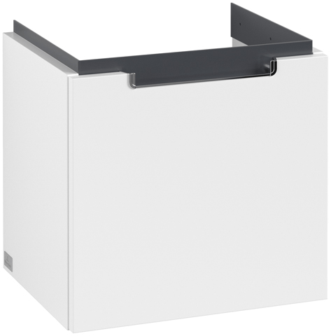 Villeroy & Boch Waschtischunterschrank „Subway 2.0“ 44 × 42 × 35,2 × 35,2 cm in Weiß Matt, mittig, ohne Beleuchtung