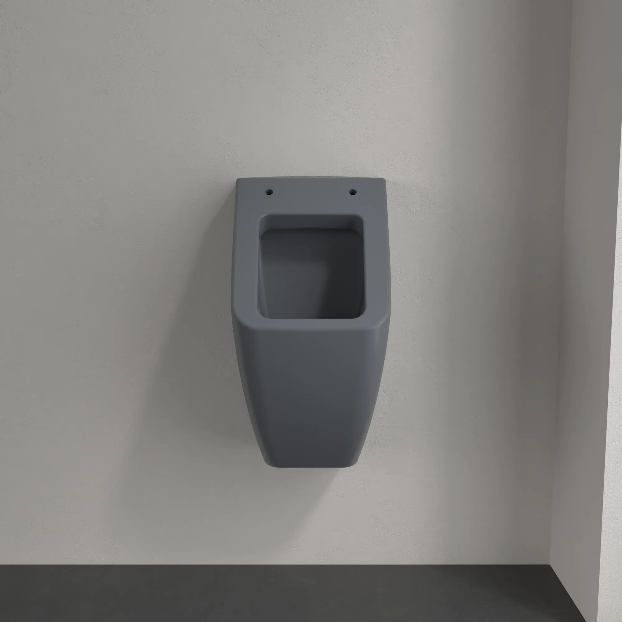 Absaug-Urinal DirectFlush „Venticello“, Befestigung verdeckt, ohne Zielobjekt, Zulauf verdeckt 28,5 × 32 × 54,5 cm in Graphite Absaug-Urinal DirectFlush „Venticello“, Befestigung verdeckt, ohne Zielobjekt, Zulauf verdeckt 28,5 × 32 × 54,5 cm in Graphite