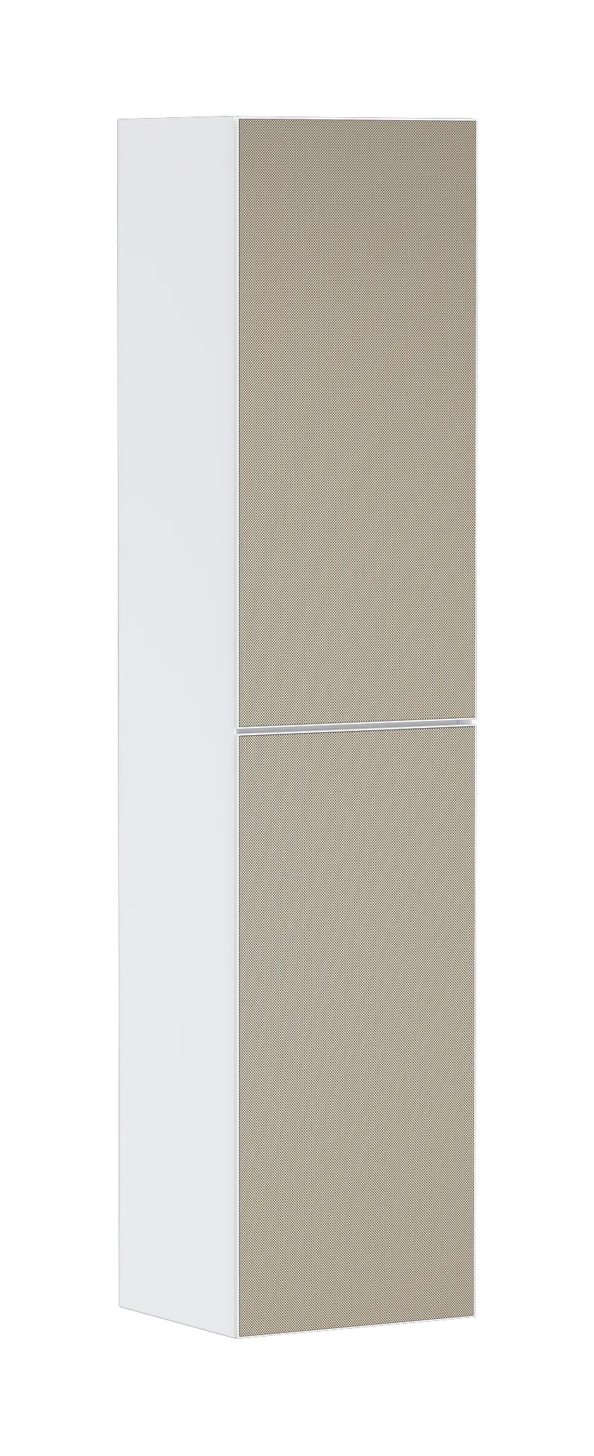Hansgrohe Xevolos E Hochschrank Mattweiß 400/360 mm, Türanschlag links, Bronze Struktur Front Hansgrohe Xevolos E Hochschrank Mattweiß 400/360 mm, Türanschlag links, Bronze Struktur Front