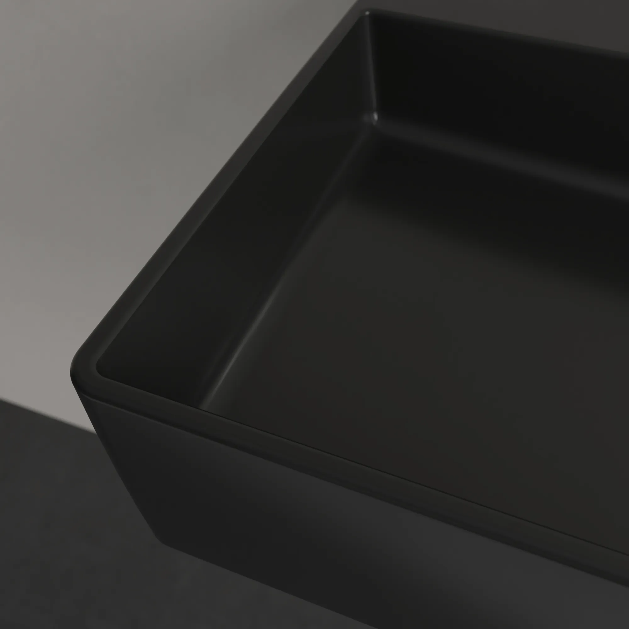 Villeroy & Boch Memento 2.0 Wandwaschbecken, 800x470x140mm, Pure Black CeramicPlus