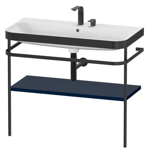 Duravit Waschtischunterschrank mit Metallkonsole „Happy D.2 Plus“ 97,5 × 85 × 49 cm Duravit Waschtischunterschrank mit Metallkonsole „Happy D.2 Plus“ 97,5 × 85 × 49 cm